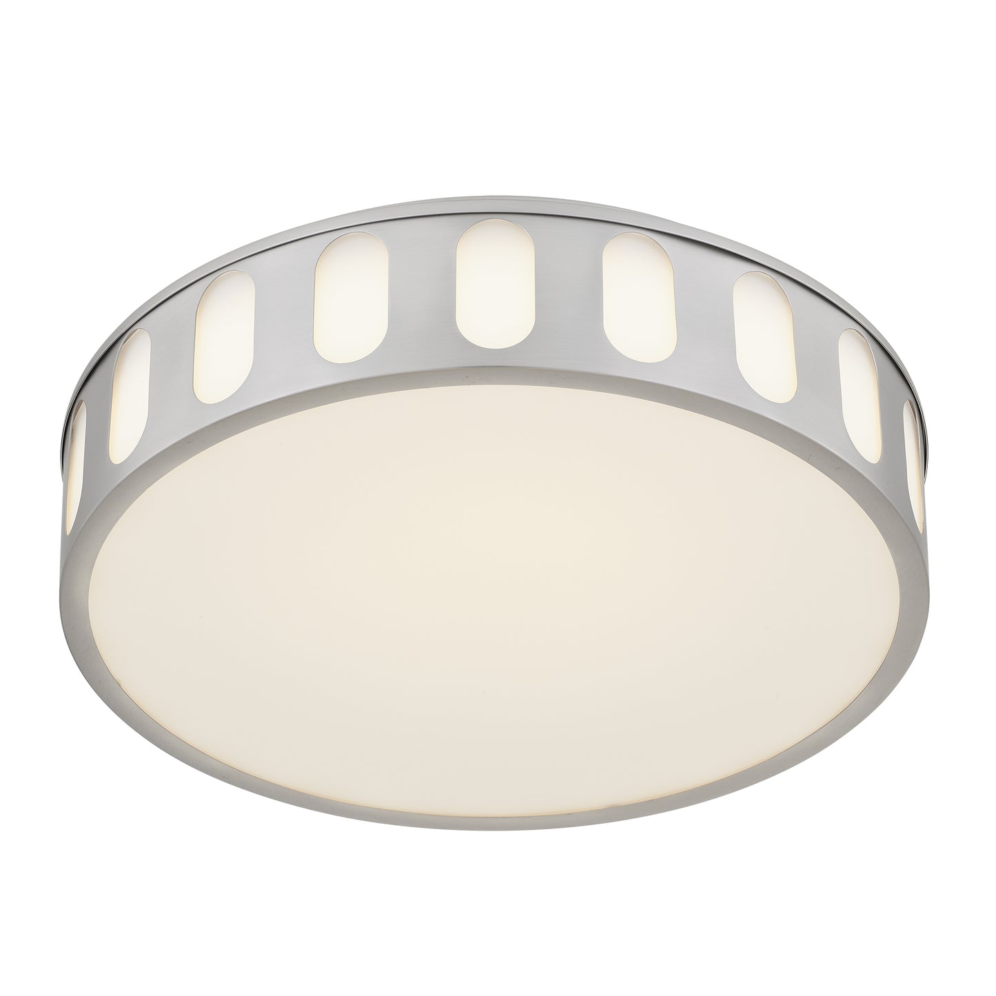 Bantom 15" Brushed Nickel LED Flush Mount Ceiling Light