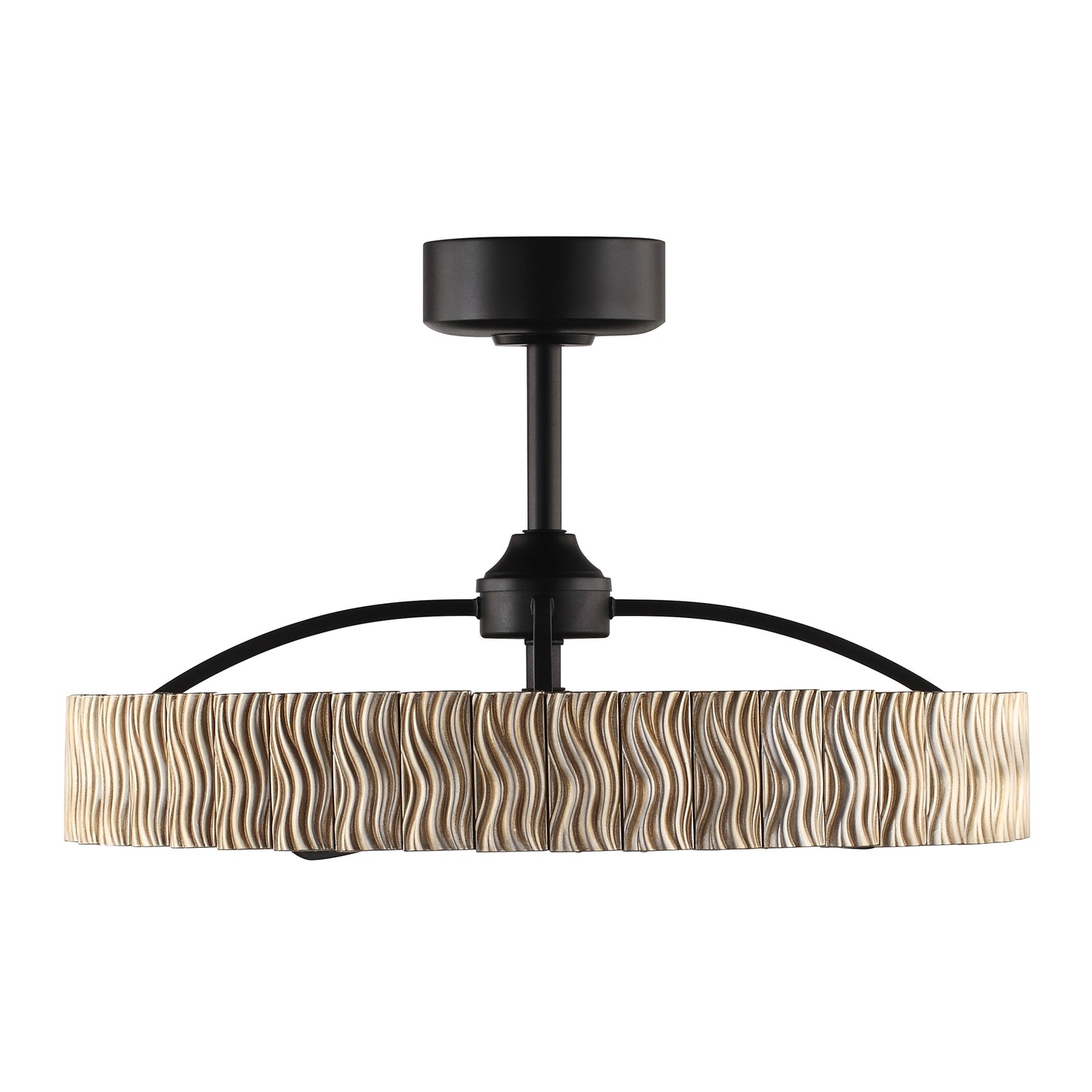 29" Farmhouse Fandelier Ceiling Fan with LED Light
