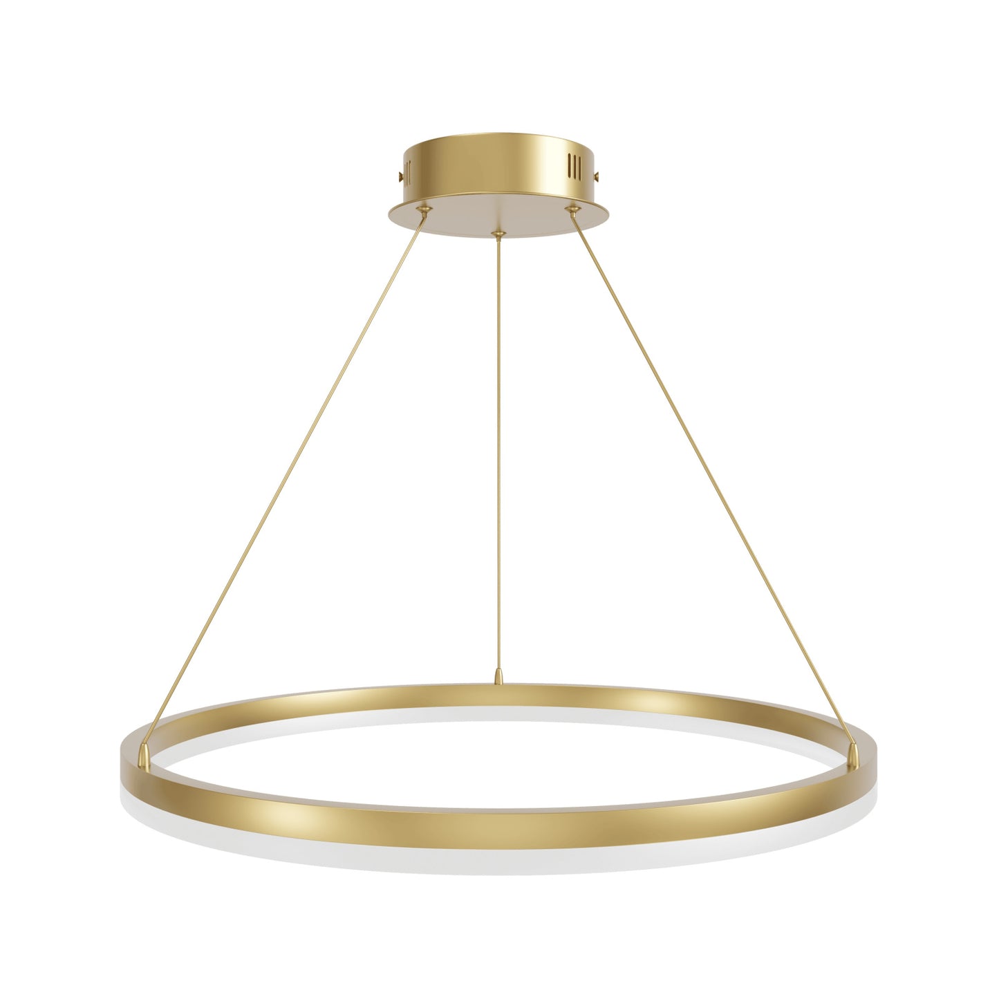 Circa 24" Modern Gold Ring LED Pendant Light