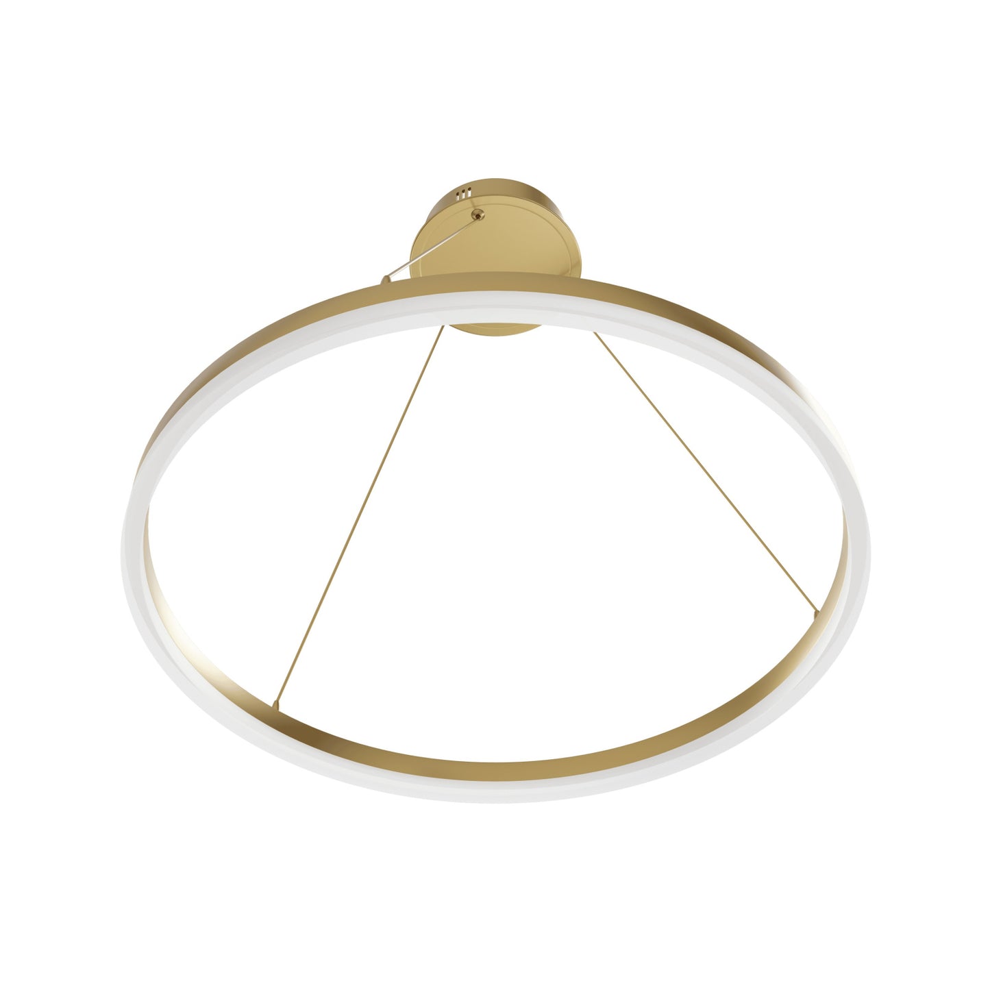 Circa 24" Modern Gold Ring LED Pendant Light