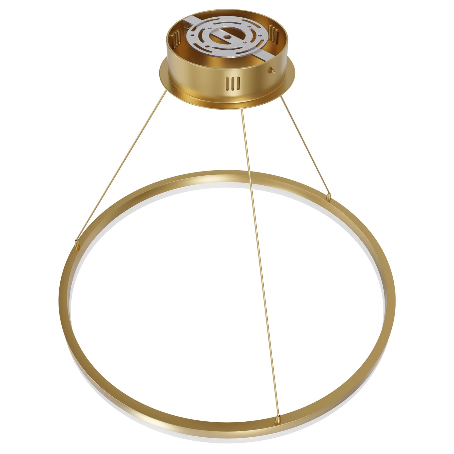 Circa 24" Modern Gold Ring LED Pendant Light