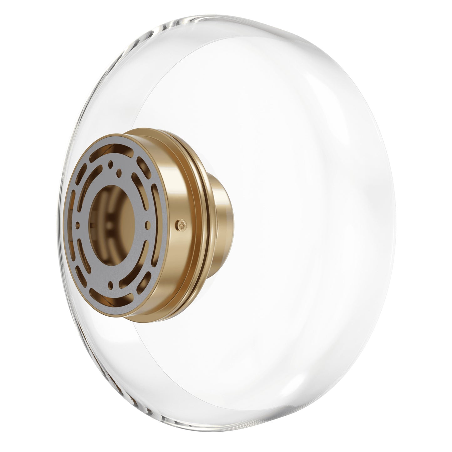 Cosmopolitan 12" Aged Brass and Glass Wall Sconce