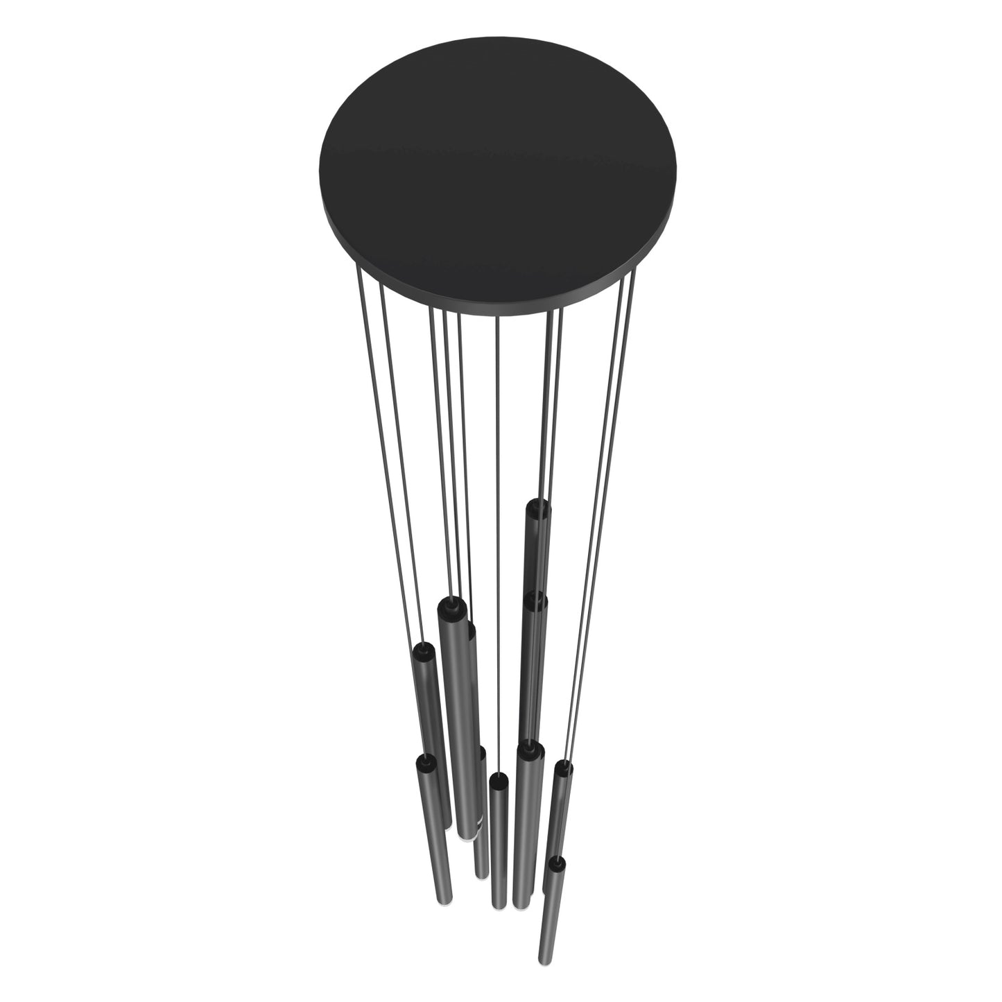 Filmore Ave 13-Light Modern Matte Black Pendant Light