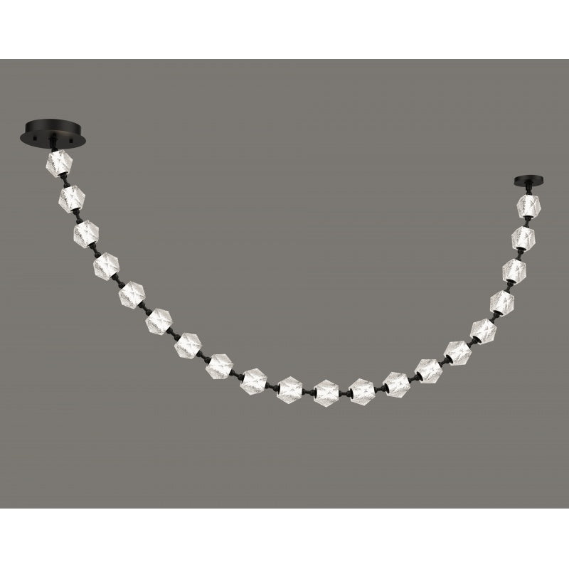 Beluga 20-Light Modern Black LED Pendant Light