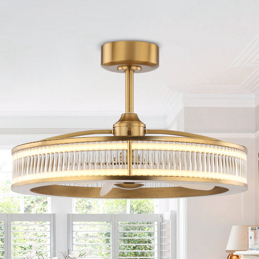 29" Perimost Gold 6-speed LED Ceiling Fan