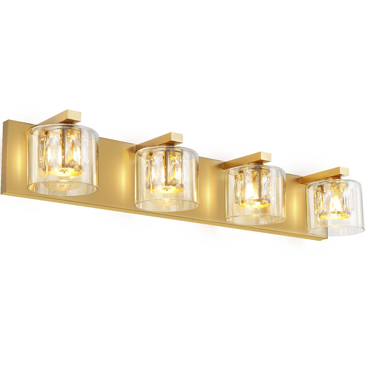 Kolt Gold Traditional 4-Light Bathroom Vanity Light
