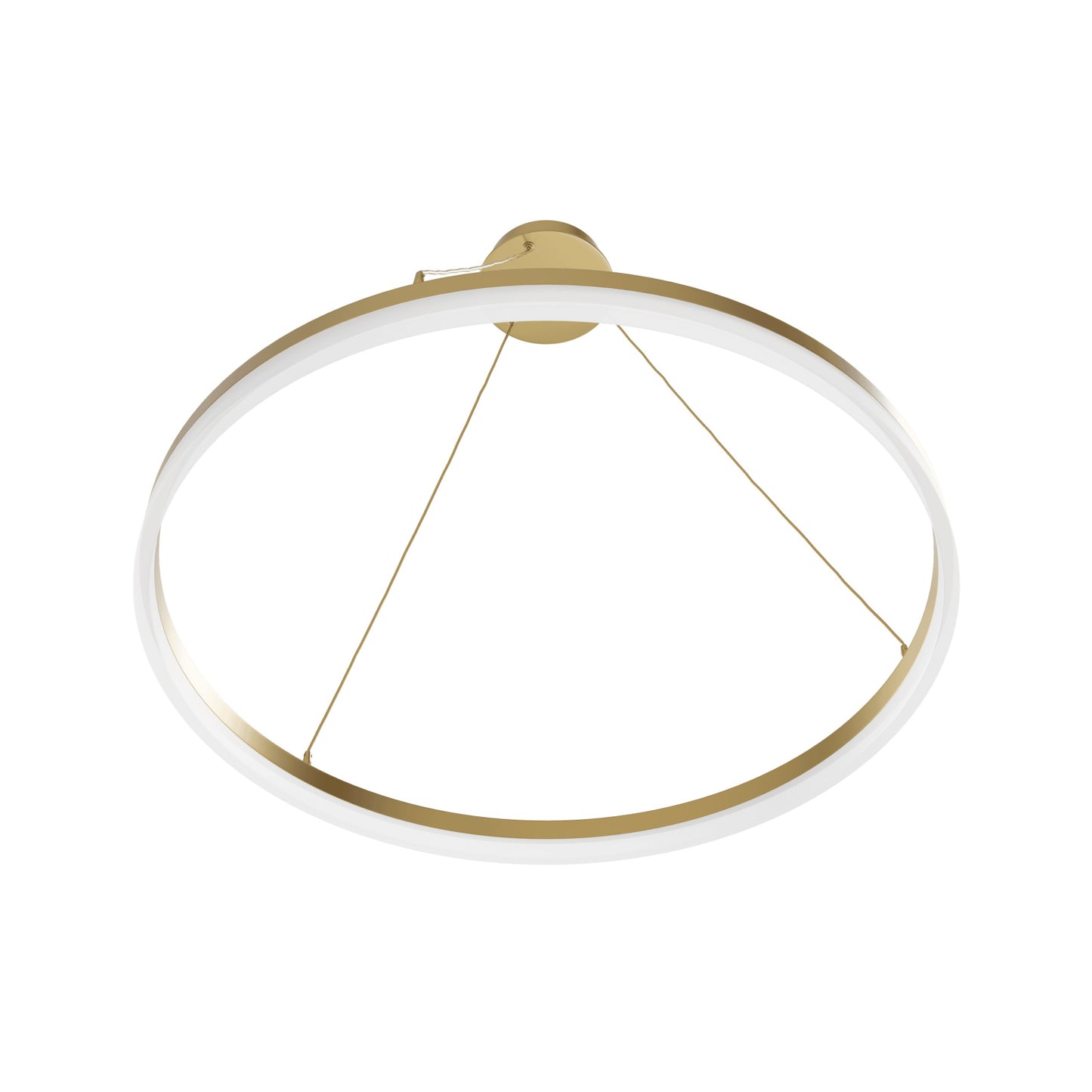 Circa 31" Modern Gold Ring LED Pendant Light