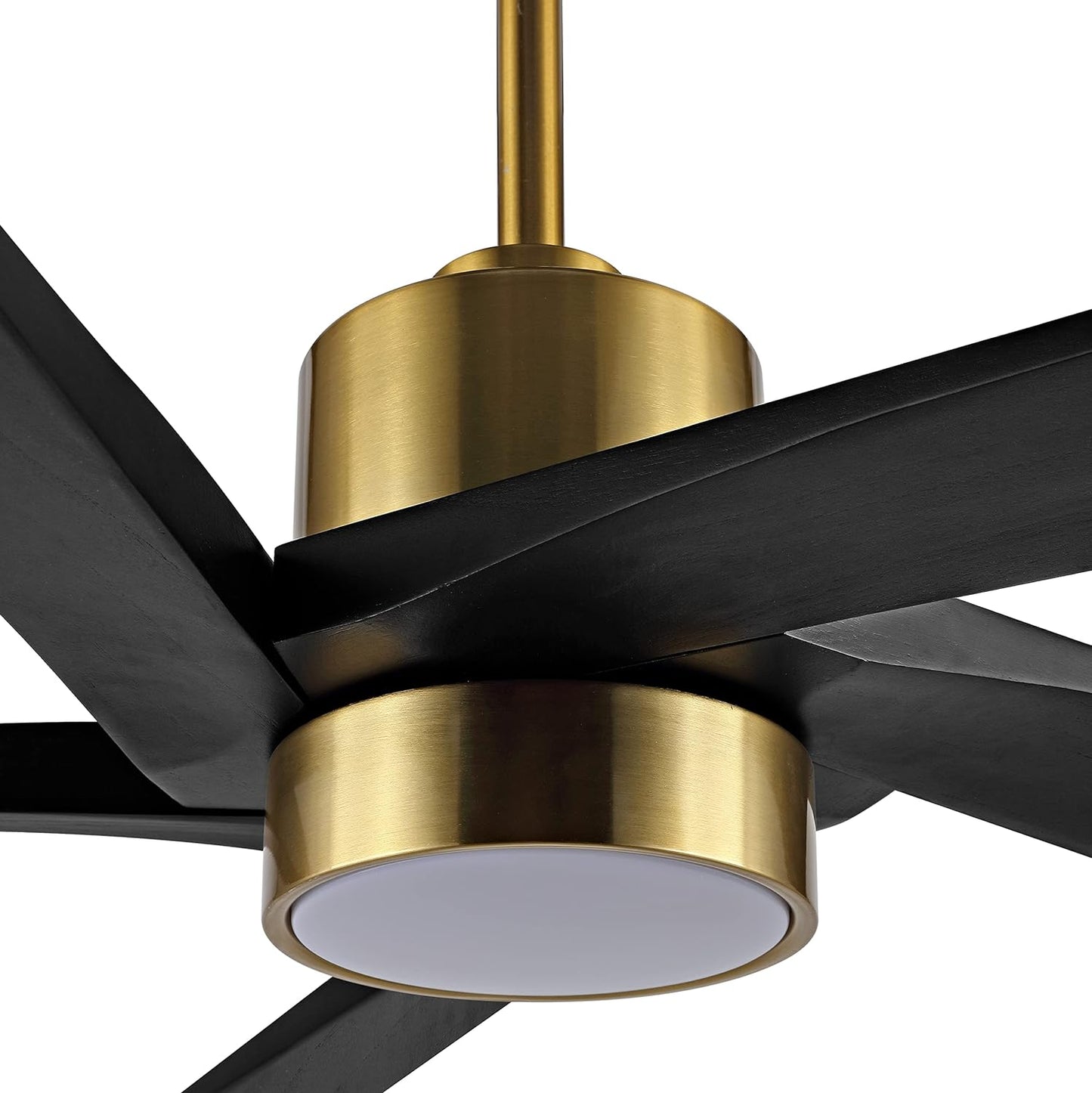 AeroBlade 54" 5-Blade 6-Speed Black & Gold Ceiling Fan with Light