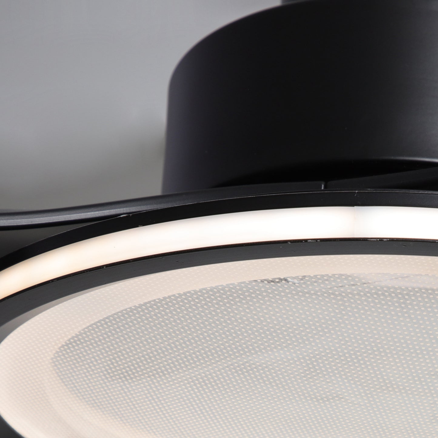 BreezeLite 52" Modern Matte Black LED 3-Blade Ceiling Fan