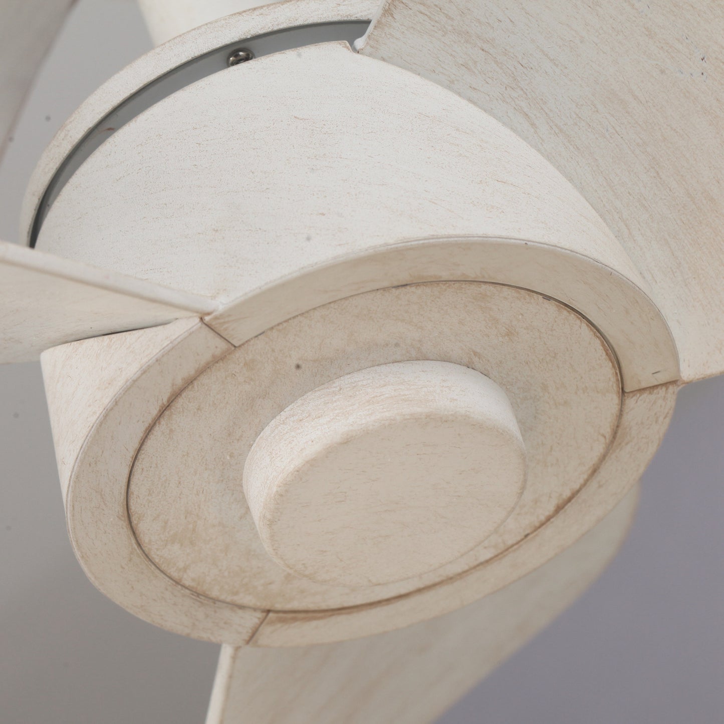 BreezeLite Modern 18.4" Antique White Indoor Ceiling Fan