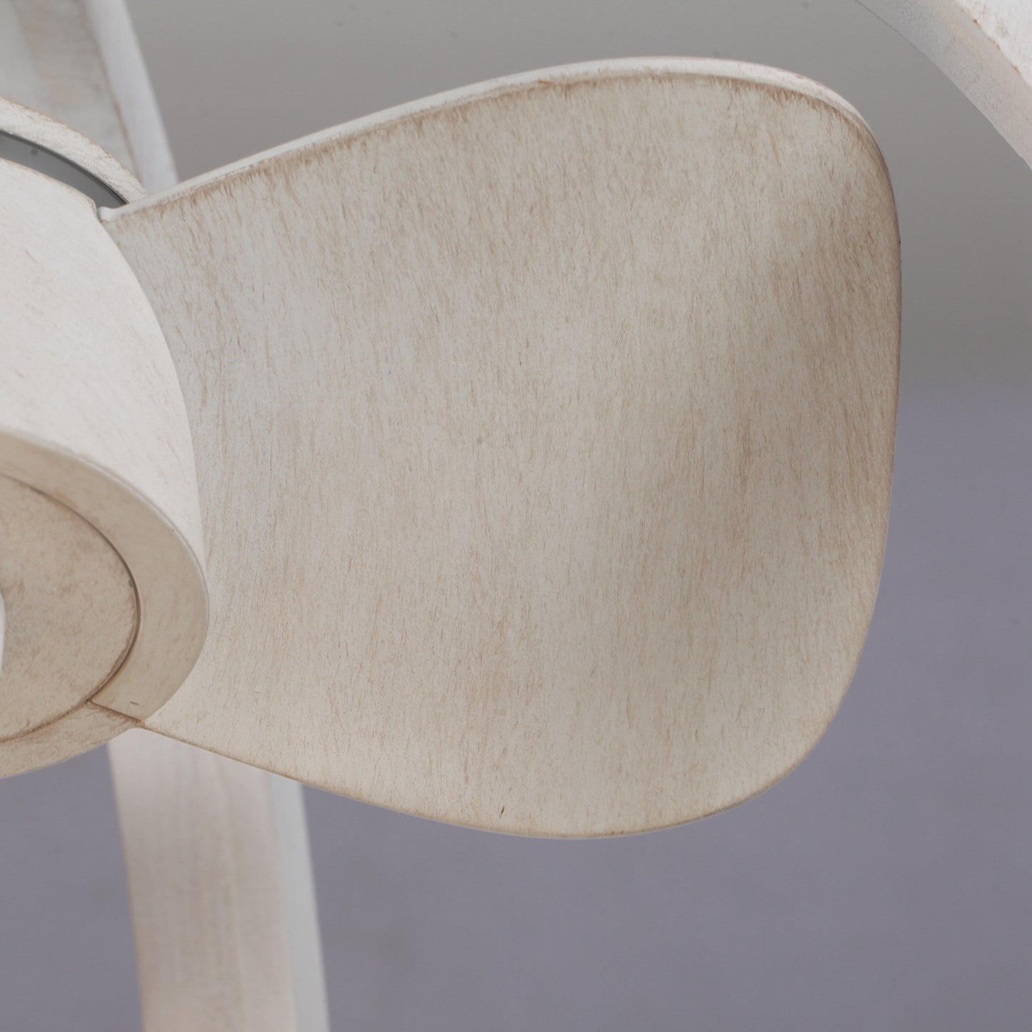 BreezeLite Modern 18.4" Antique White Indoor Ceiling Fan