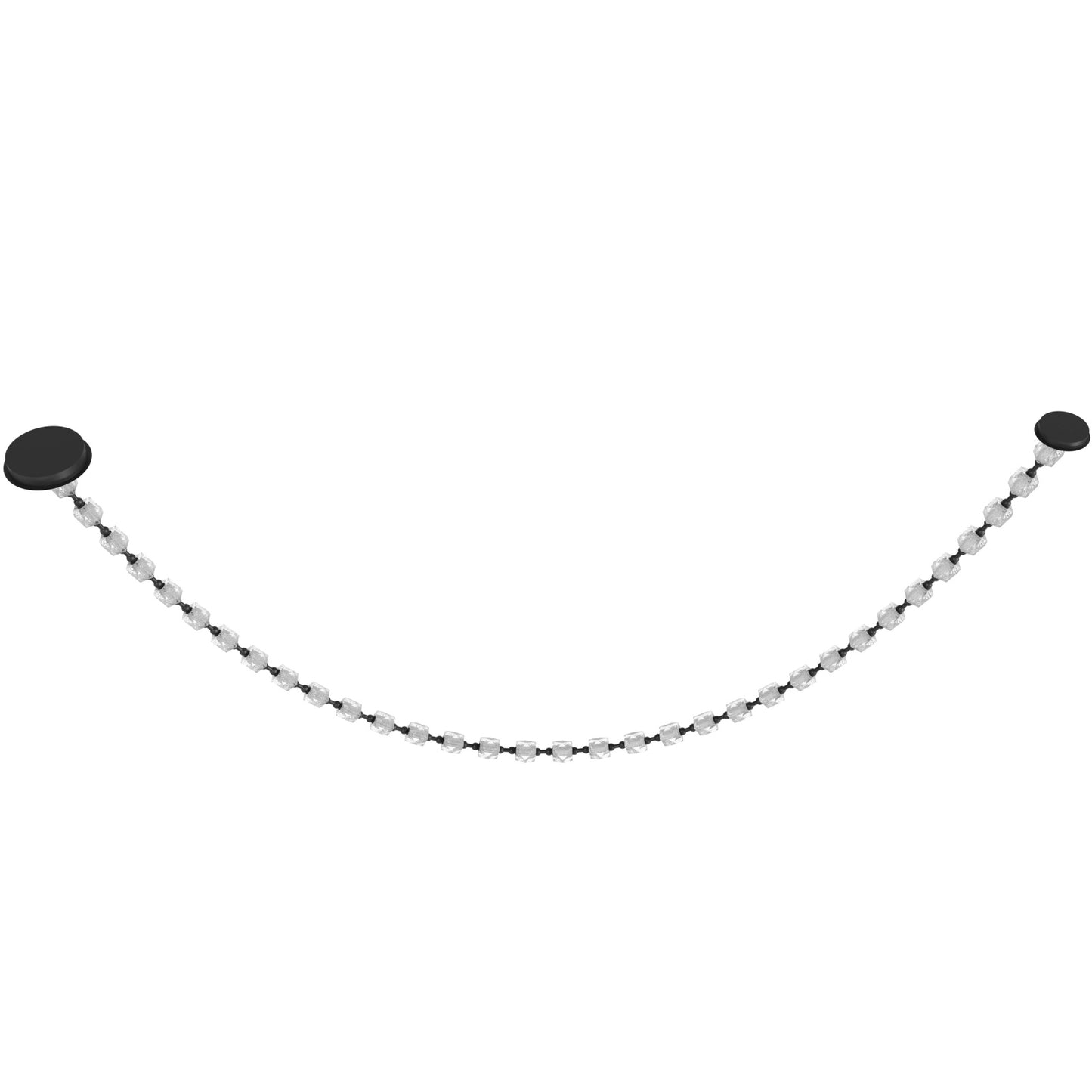 Beluga 34-Light Modern Black LED Pendant Light