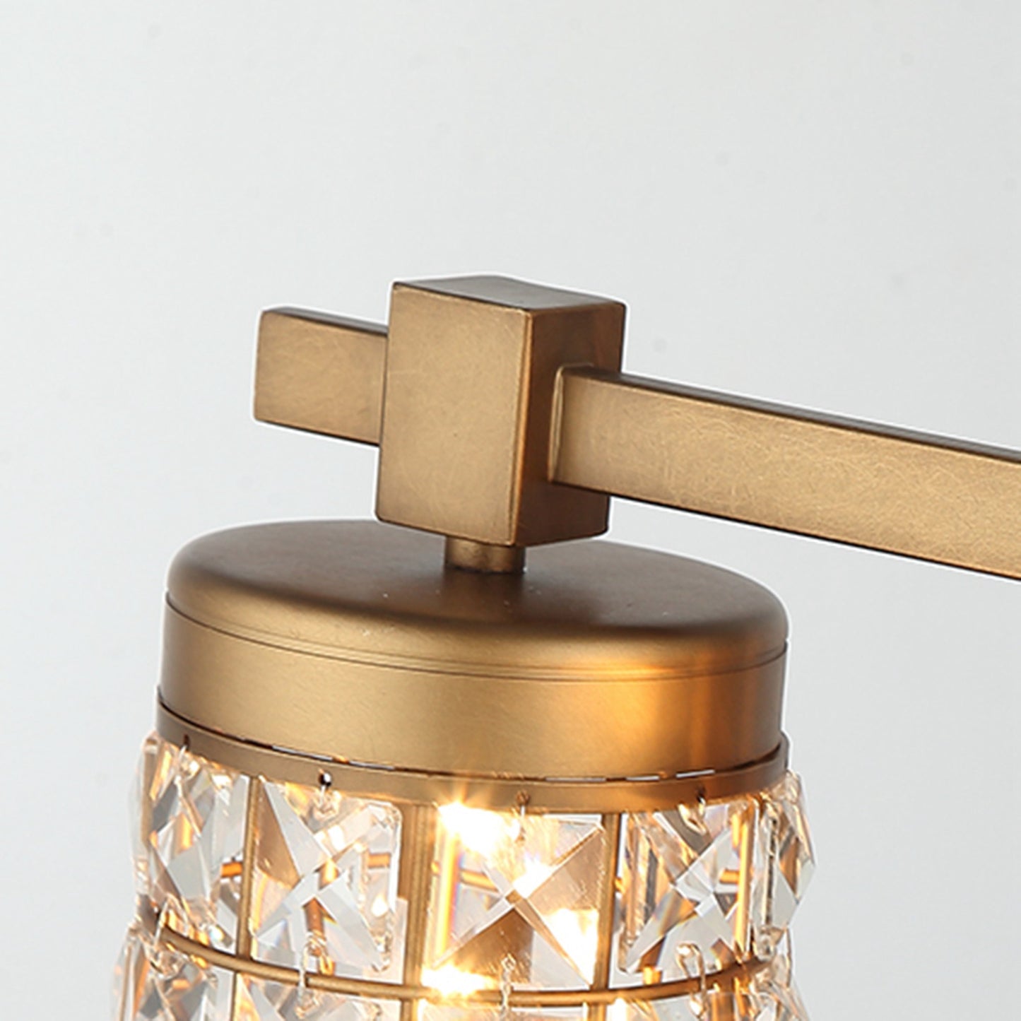 Lusteria 20" Modern Gold Bathroom 3-Light Wall Sconce