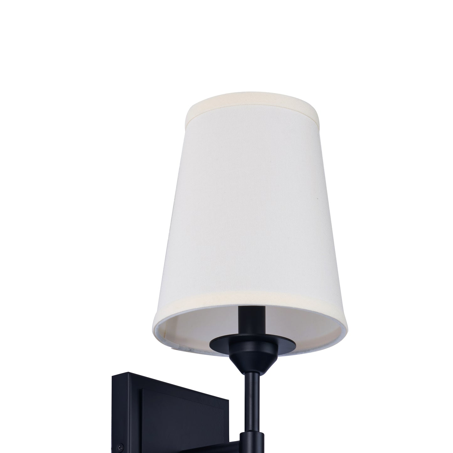 Manor Modern Traditional 1-Light Black Wall Sconce Light