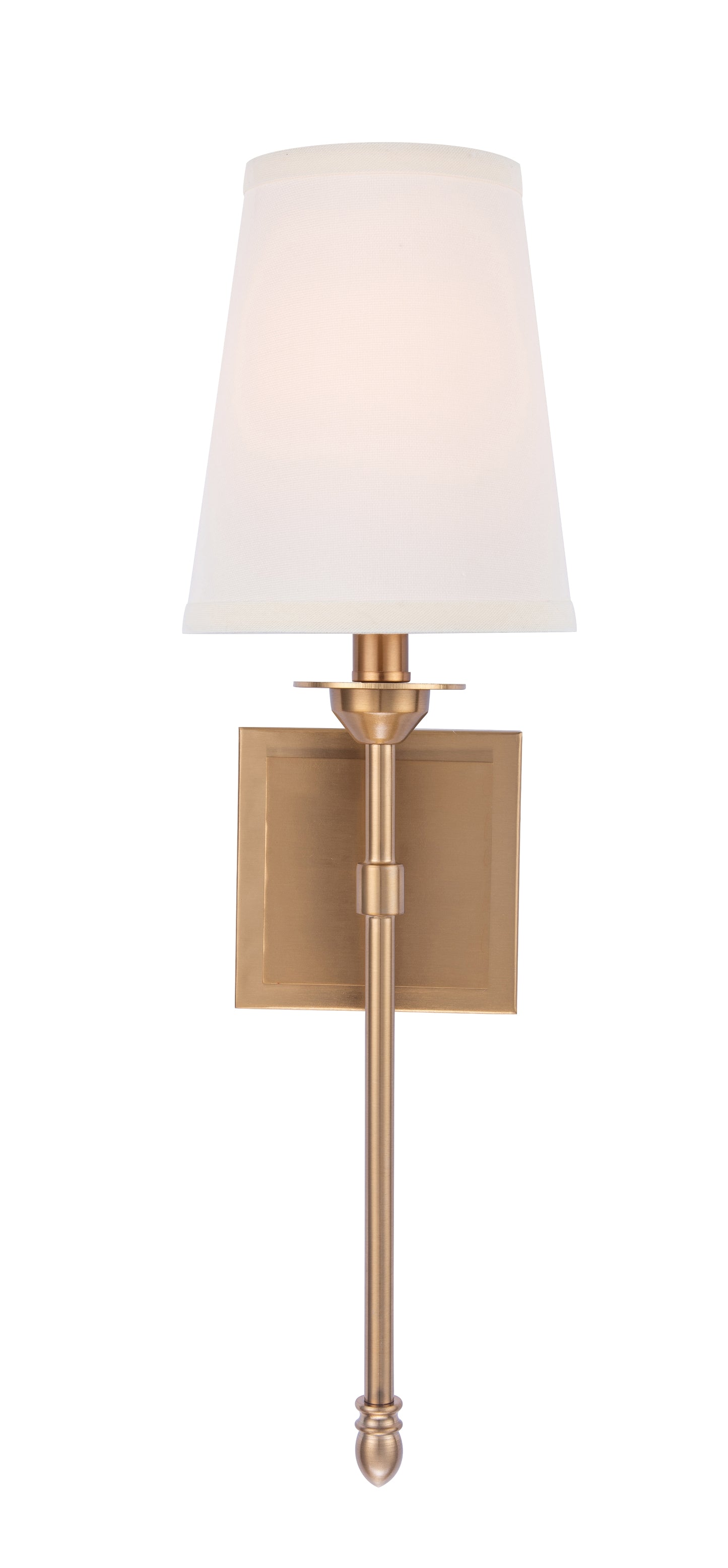 Manor Modern Traditional 1-Light Gold Wall Sconce Light