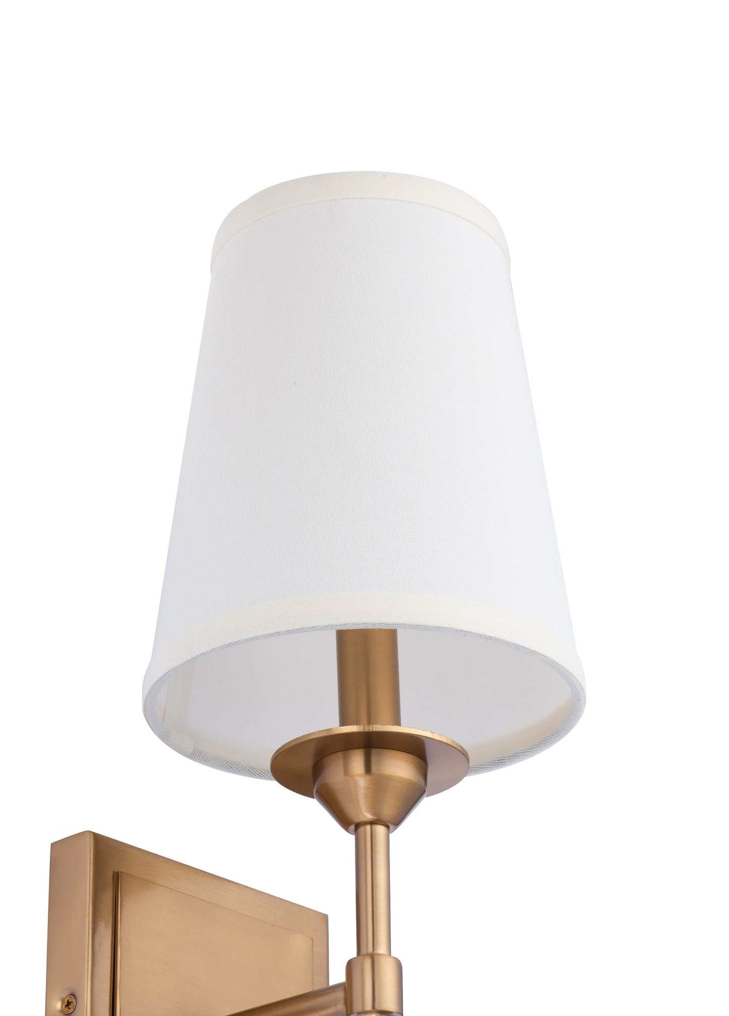Manor Modern Traditional 1-Light Gold Wall Sconce Light
