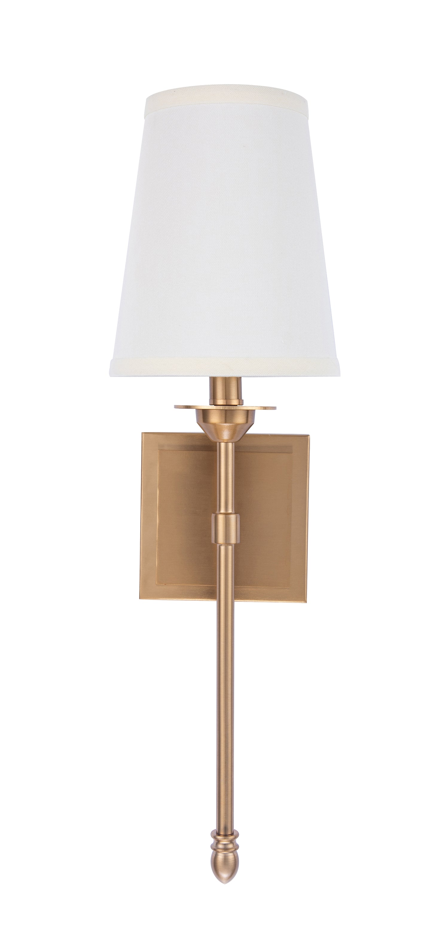 Manor Modern Traditional 1-Light Gold Wall Sconce Light