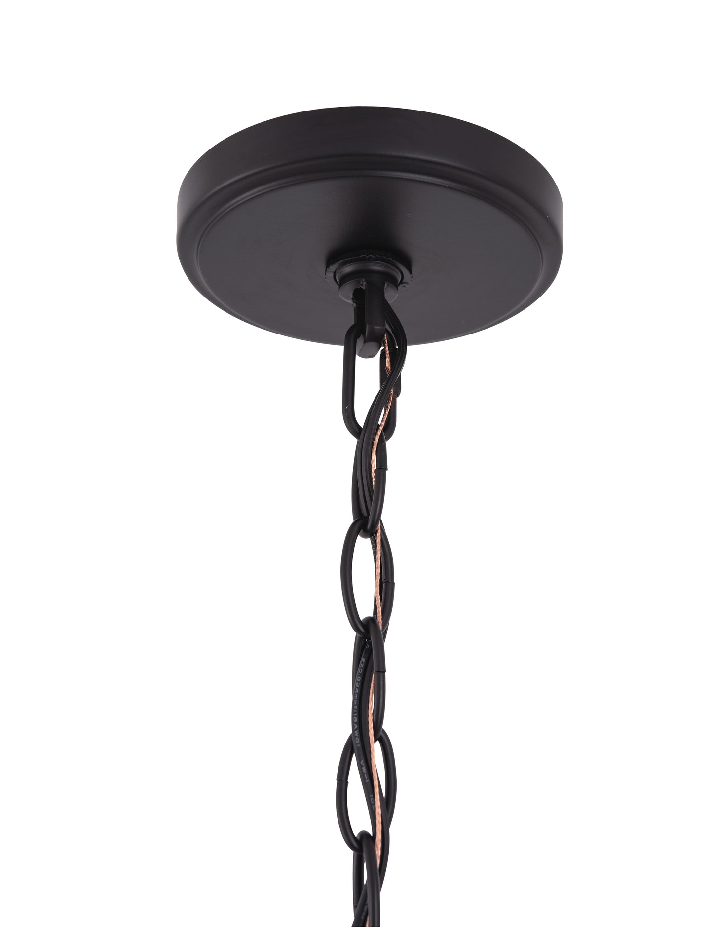 Radiant 6-Light Modern Traditional Black Chandelier