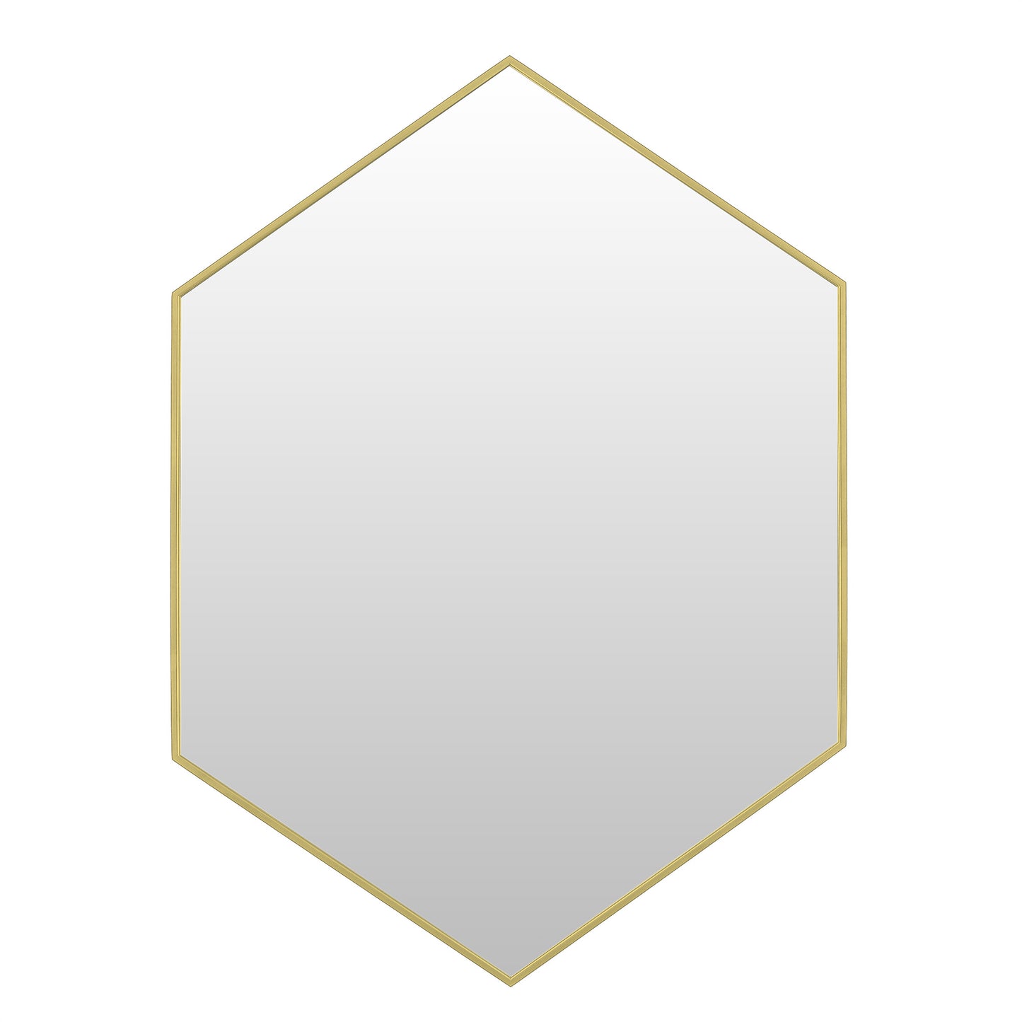 24" x 34" Gold Wall Mirror – Modern Framed Vanity Mirror