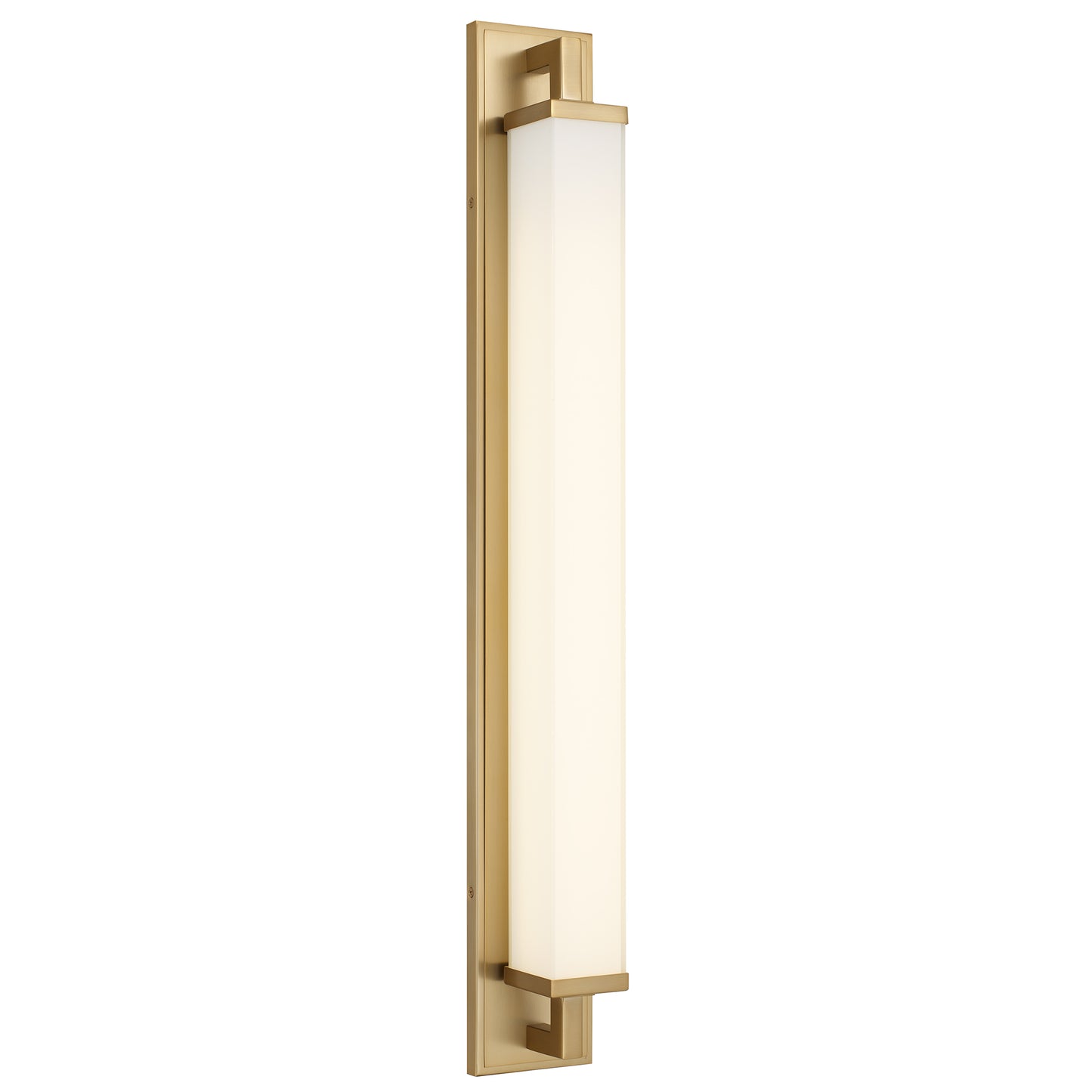 Zenith 34" Antique Brass LED Bathroom Vanity Light