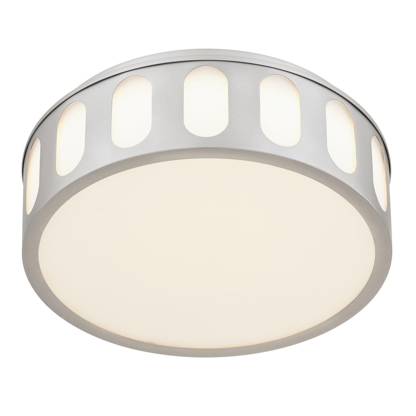 Bantom 11" Brushed Nickel LED Flush Mount Ceiling Light