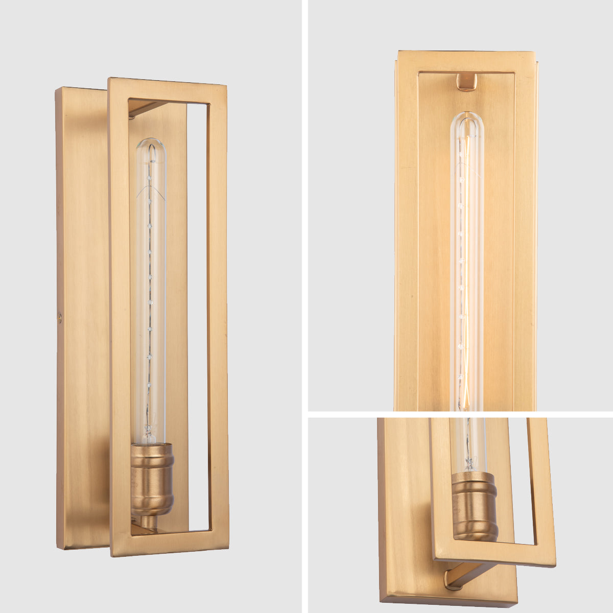 Adelman Gold 1-Light Wall Sconce