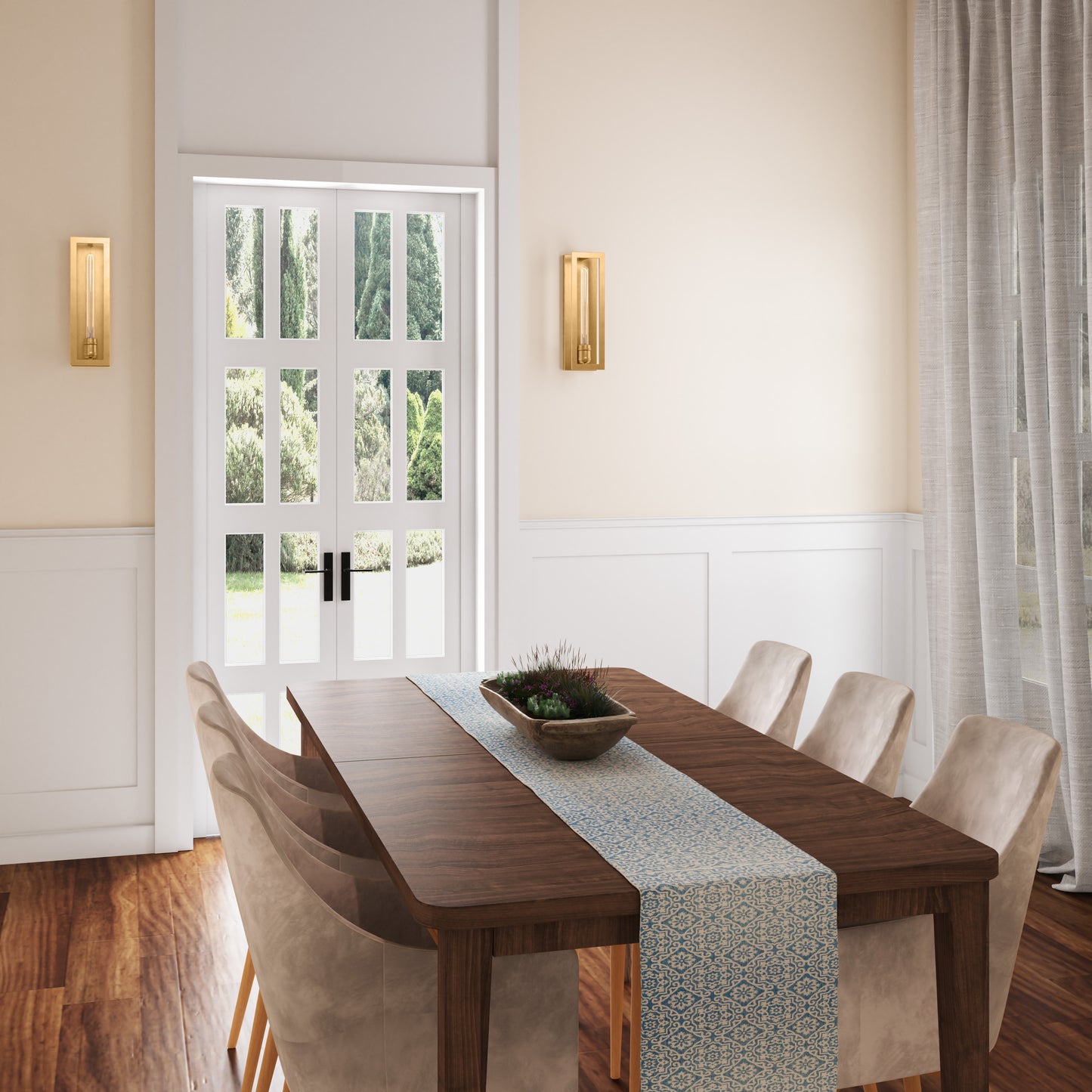 Adelman Gold 1-Light Wall Sconce