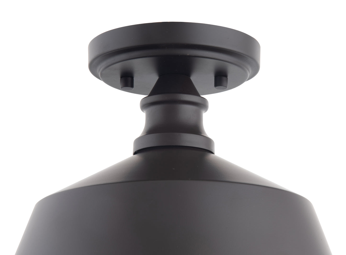 Bola 1-Light Dark Bronze Semi Flushmount Ceiling Light