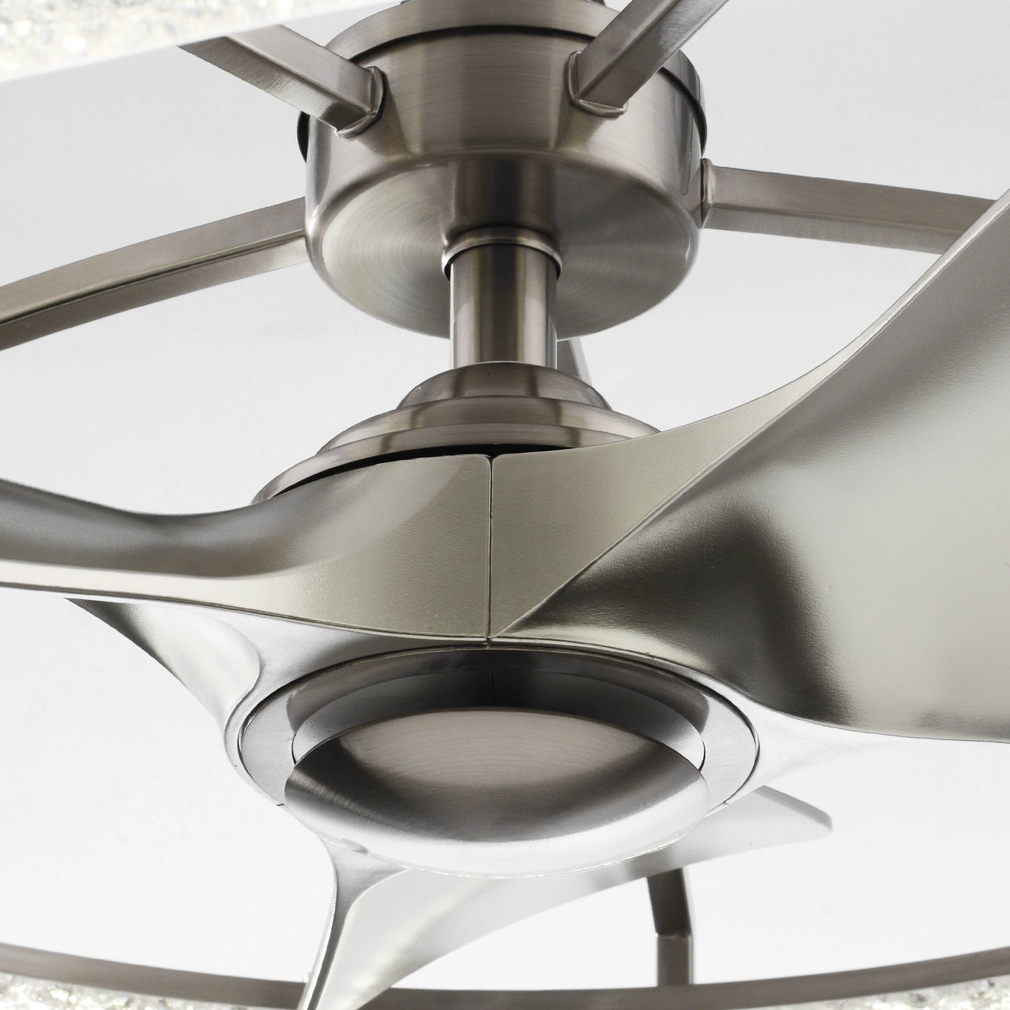 32" Perimost Brushed Silver LED Ceiling Fan