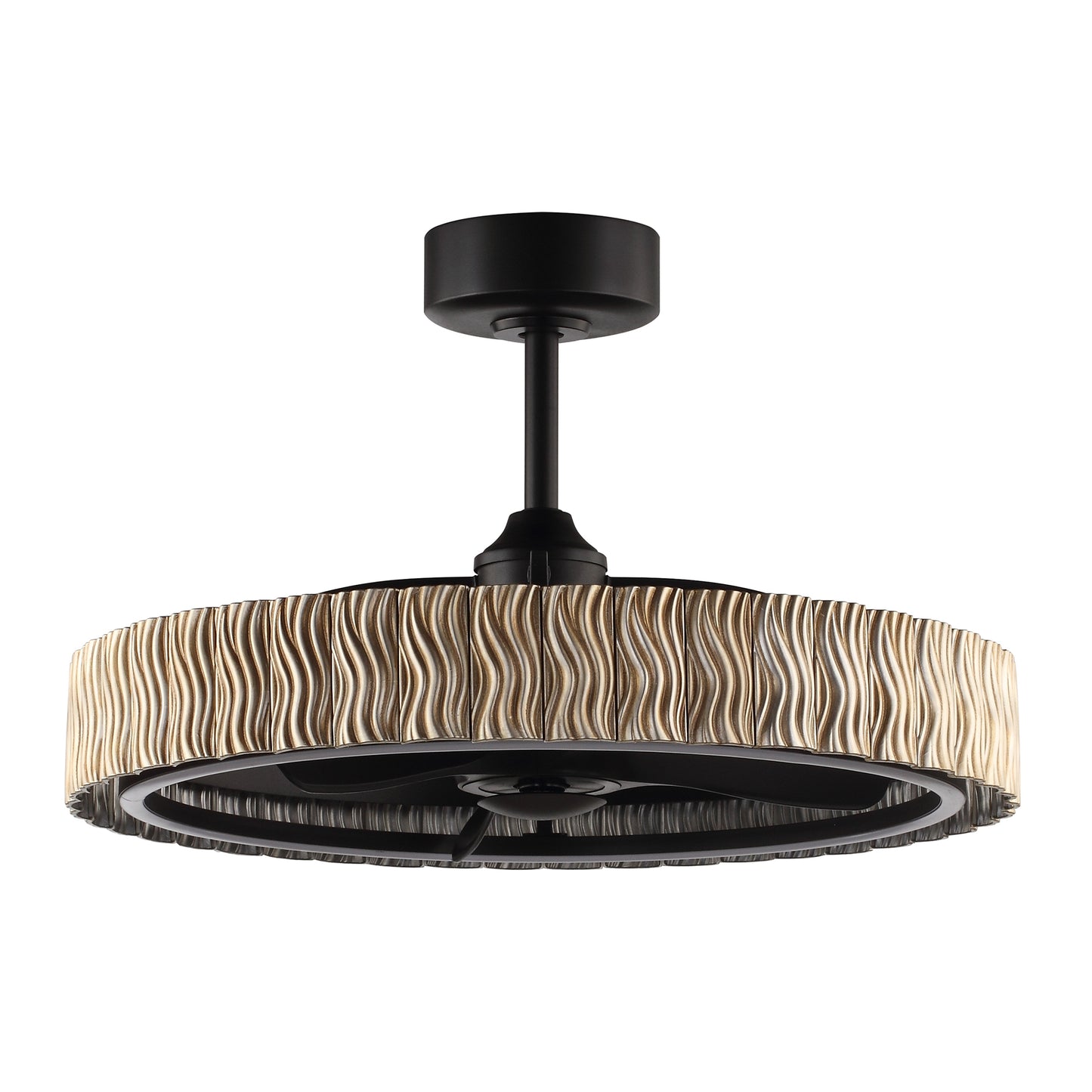 29" Farmhouse Fandelier Ceiling Fan with LED Light