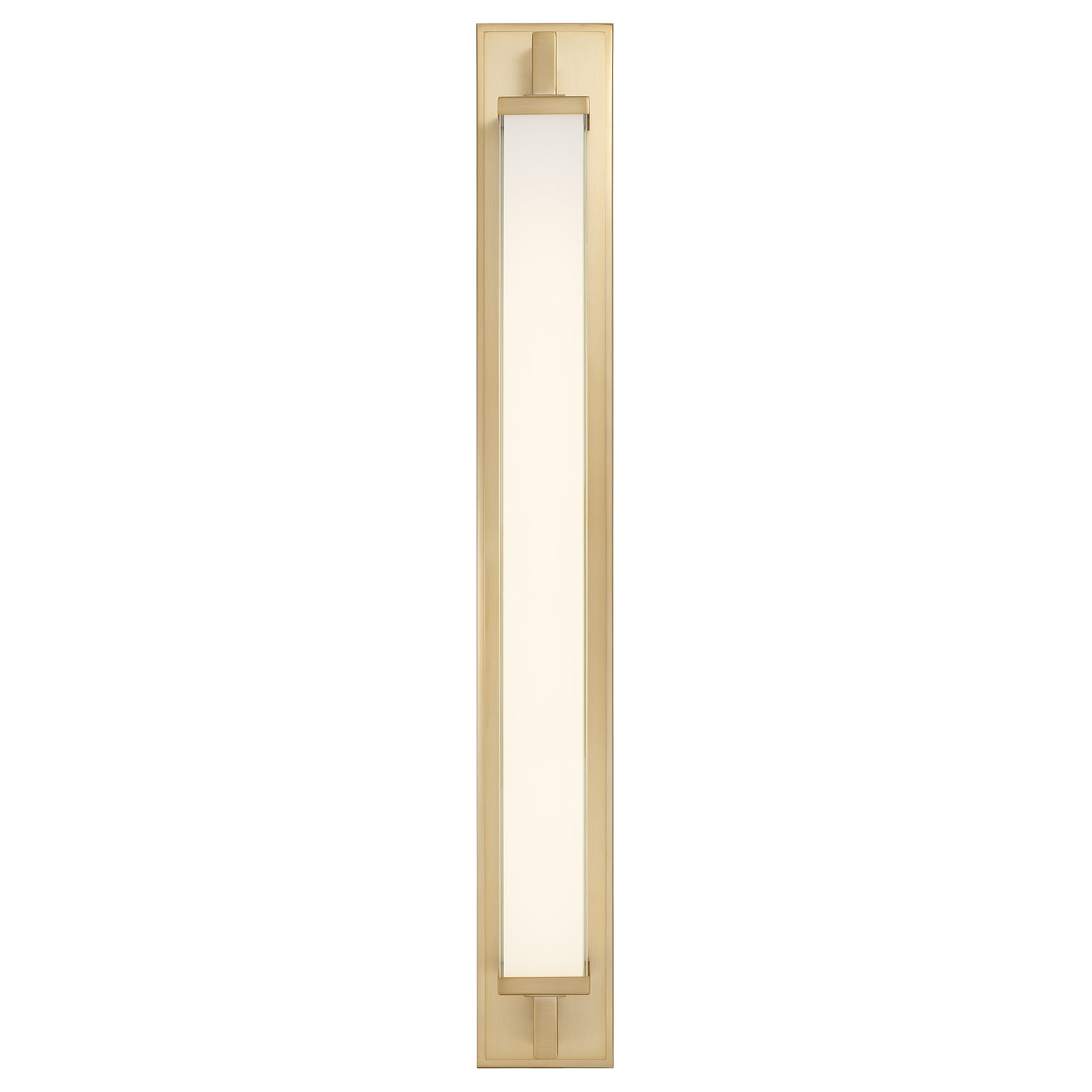 Zenith 34" Antique Brass LED Bathroom Vanity Light