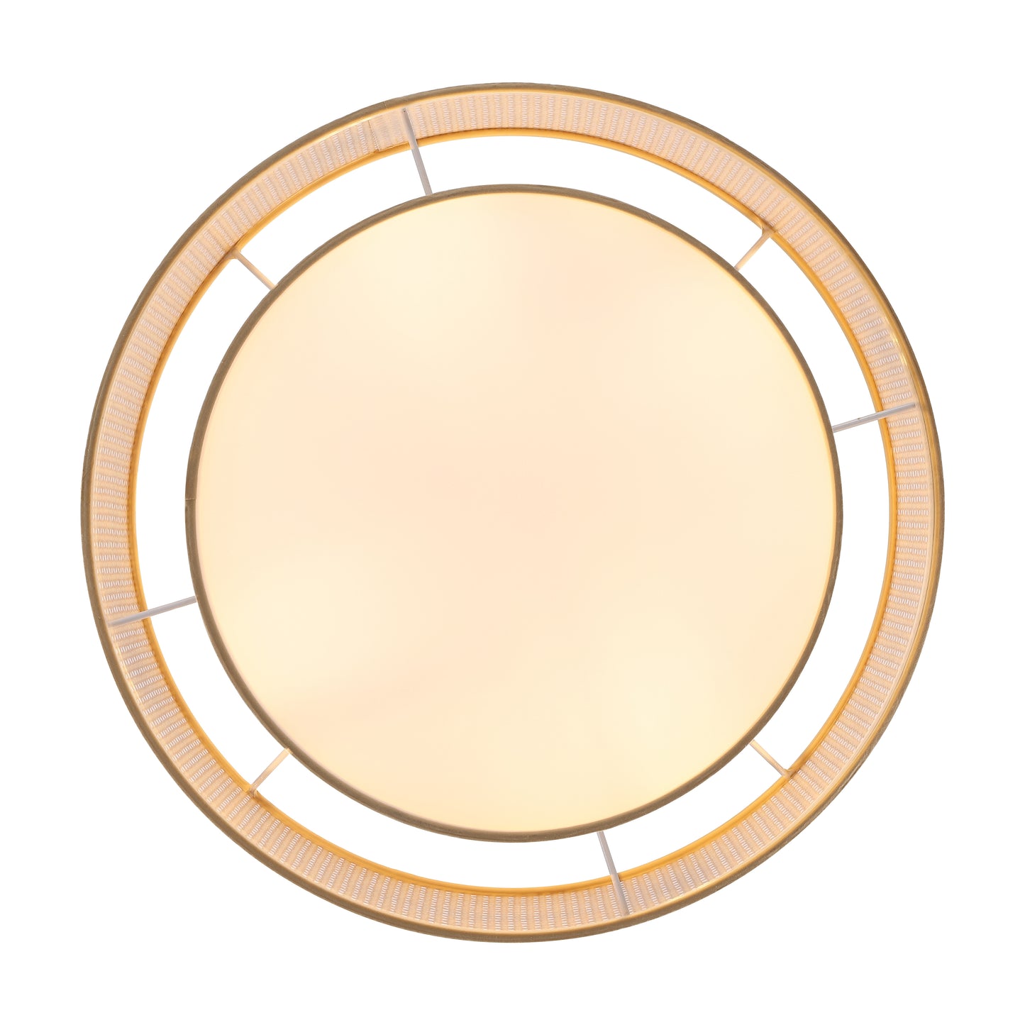 Rattan Chandelier Modern Natural Woven 18" 4-Light Black