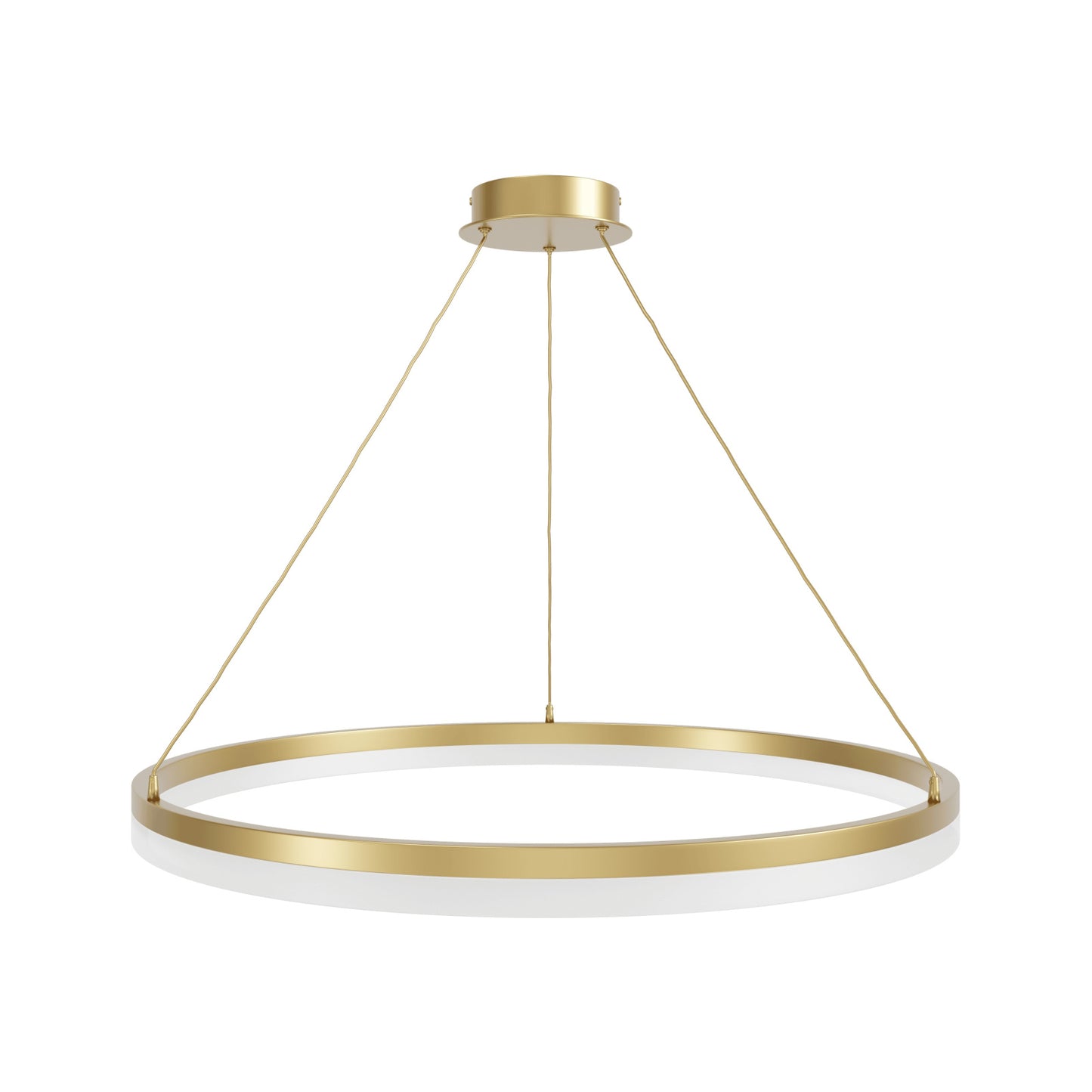 Circa 31" Modern Gold Ring LED Pendant Light