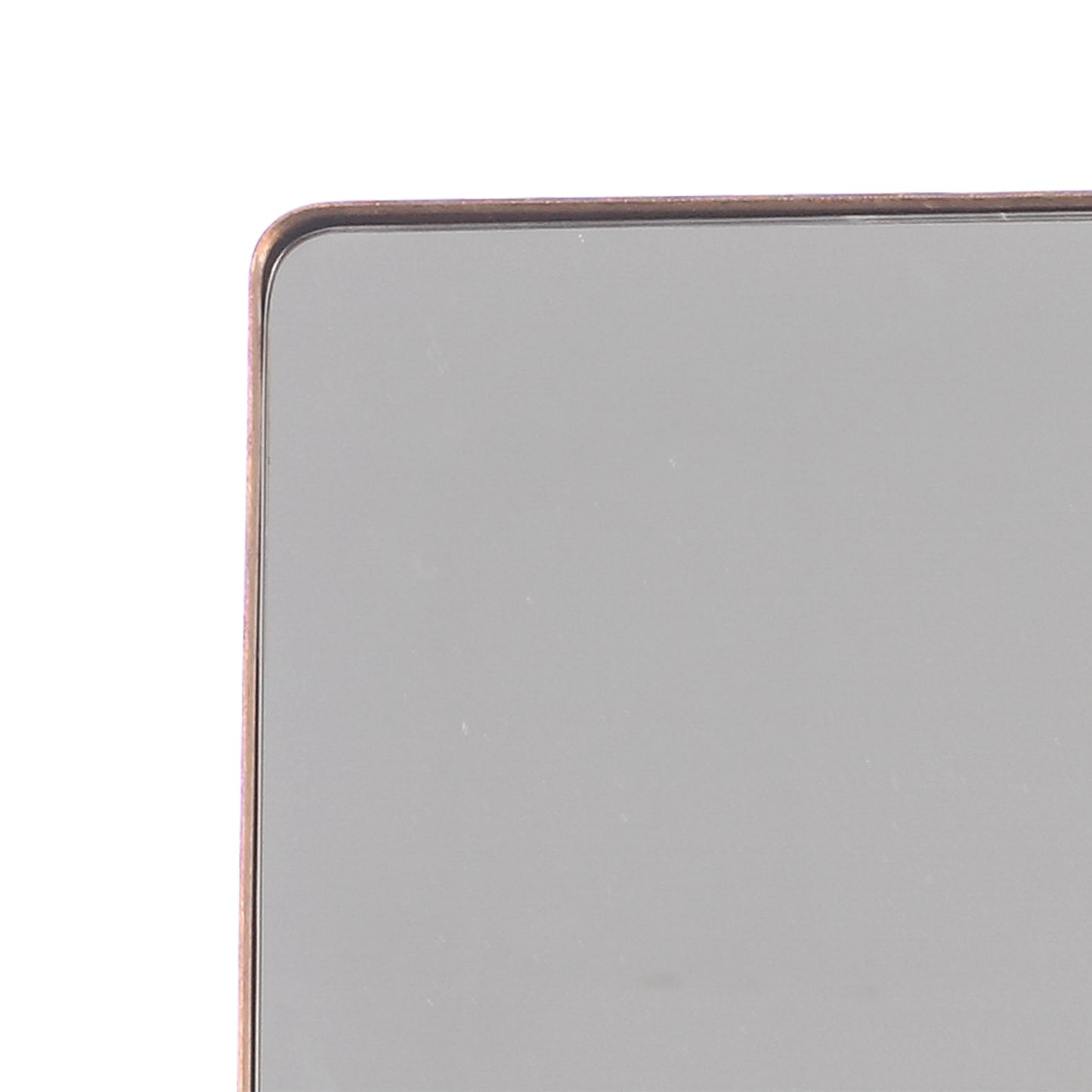 Golden Modern 23x30" Framed Wall Mirror