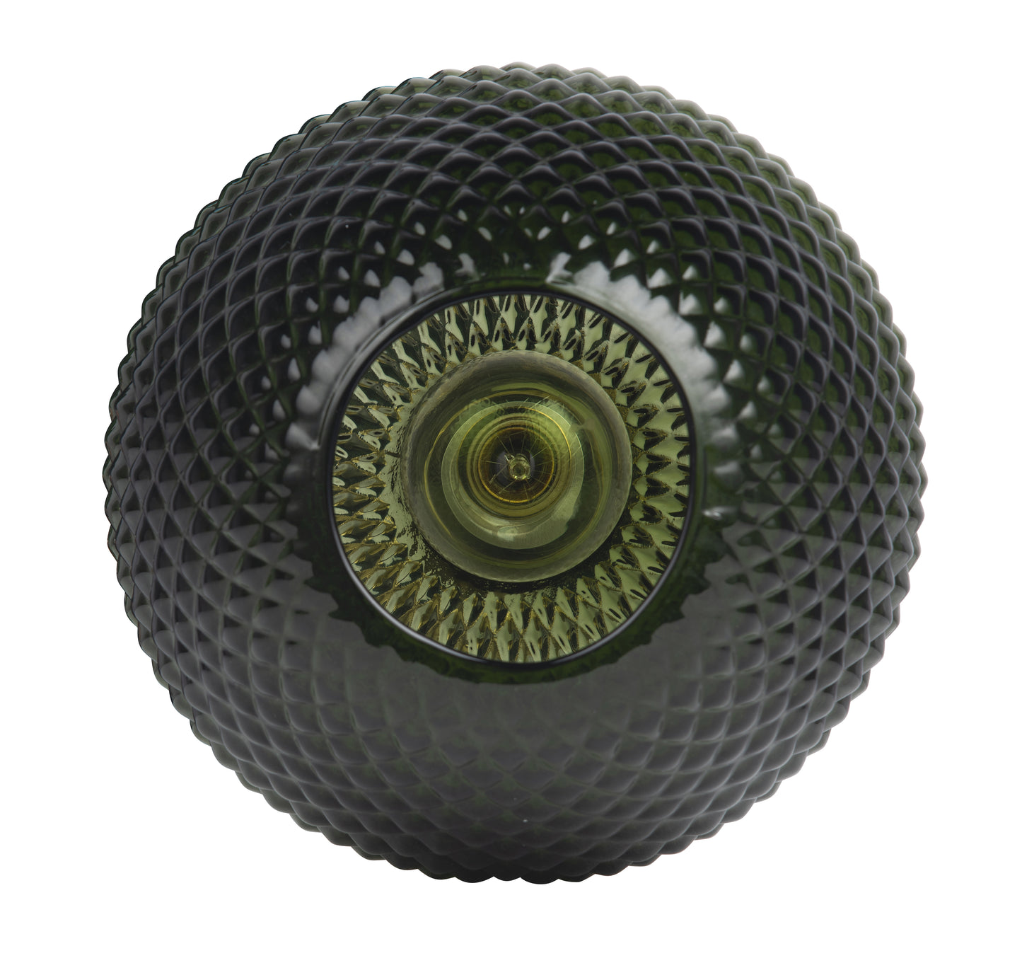 Lavine 1-light Olive Handblown Glass Mini Pendant Light