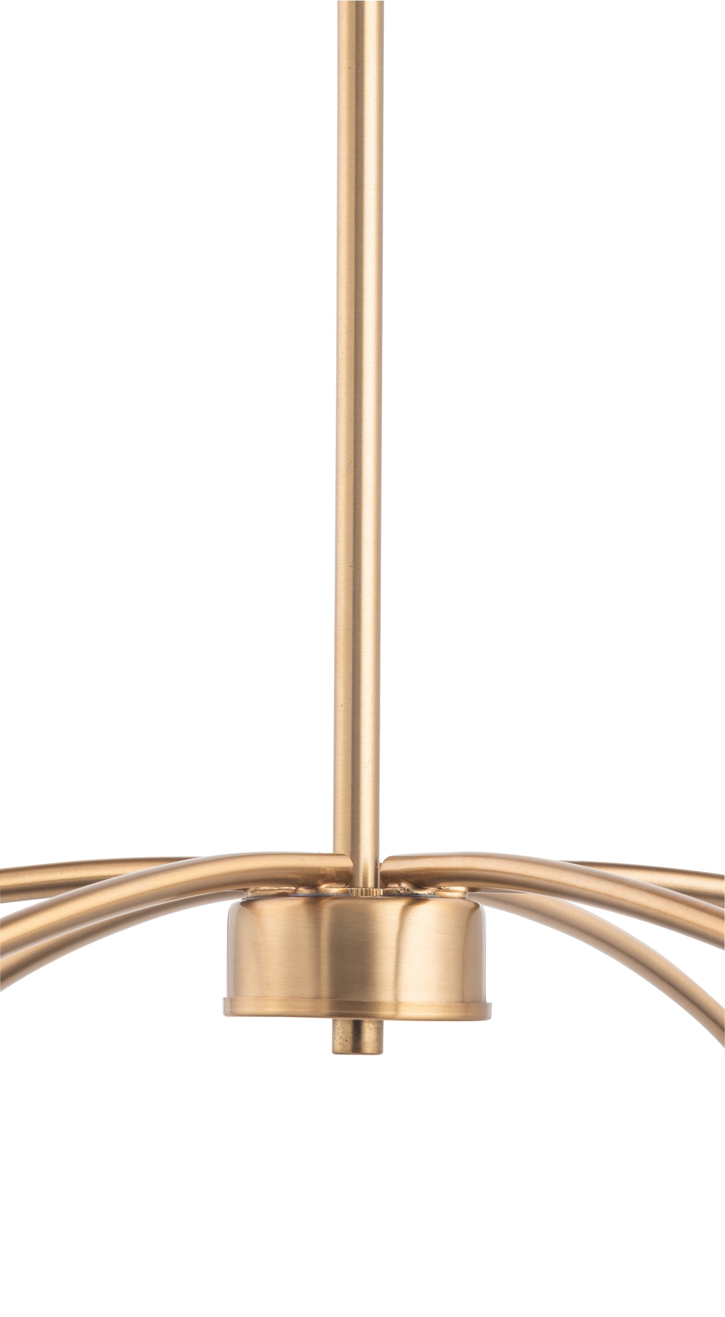 Nimbus 6-Light Modern Gold Chandelier