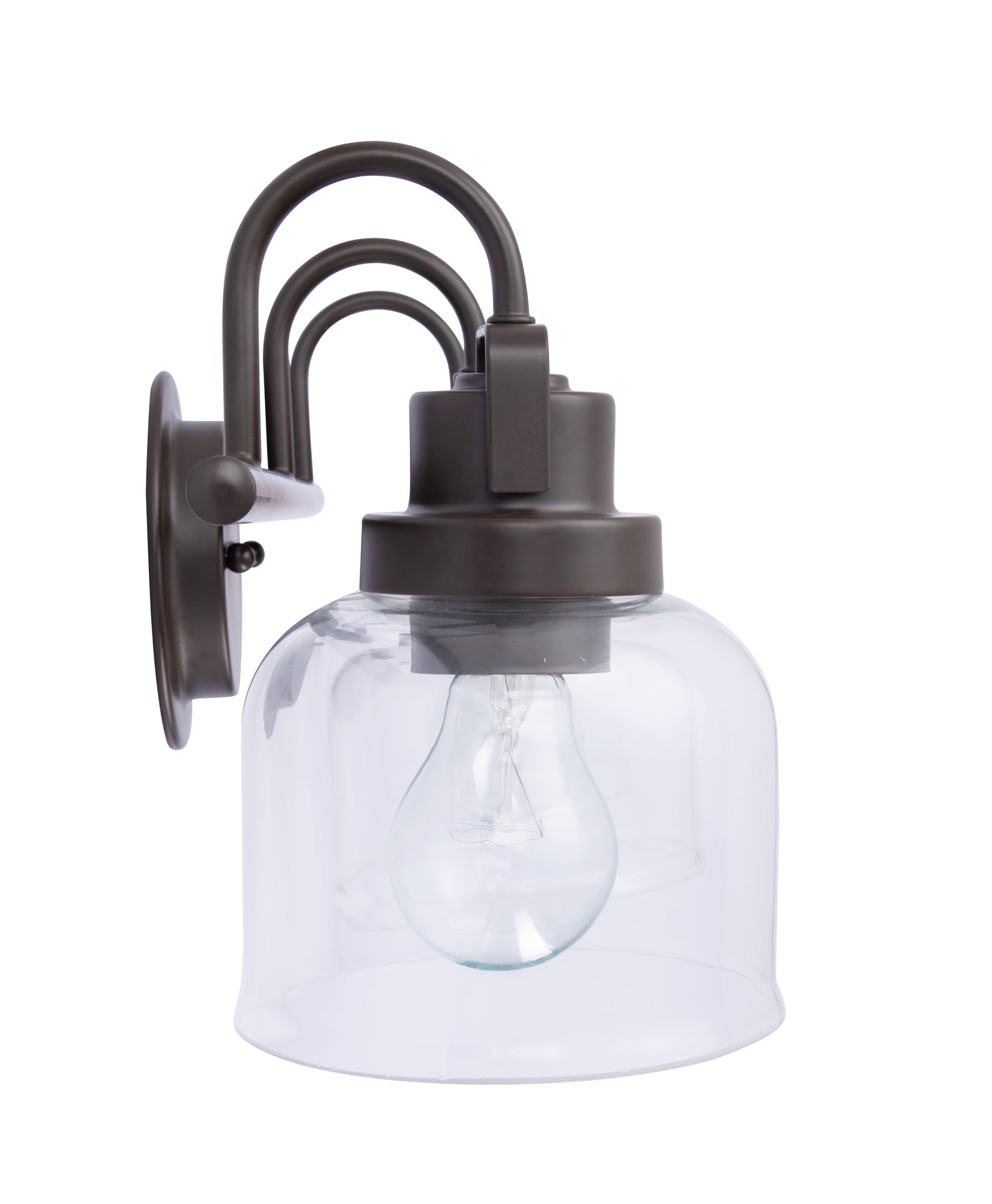 Brighton 3-Light Dark Bronze Dimmable Bathroom Vanity Light