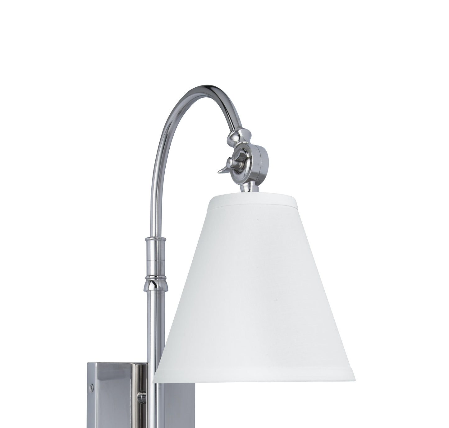 Danica 1-Light Polished Chrome Dimmable Wall Sconce