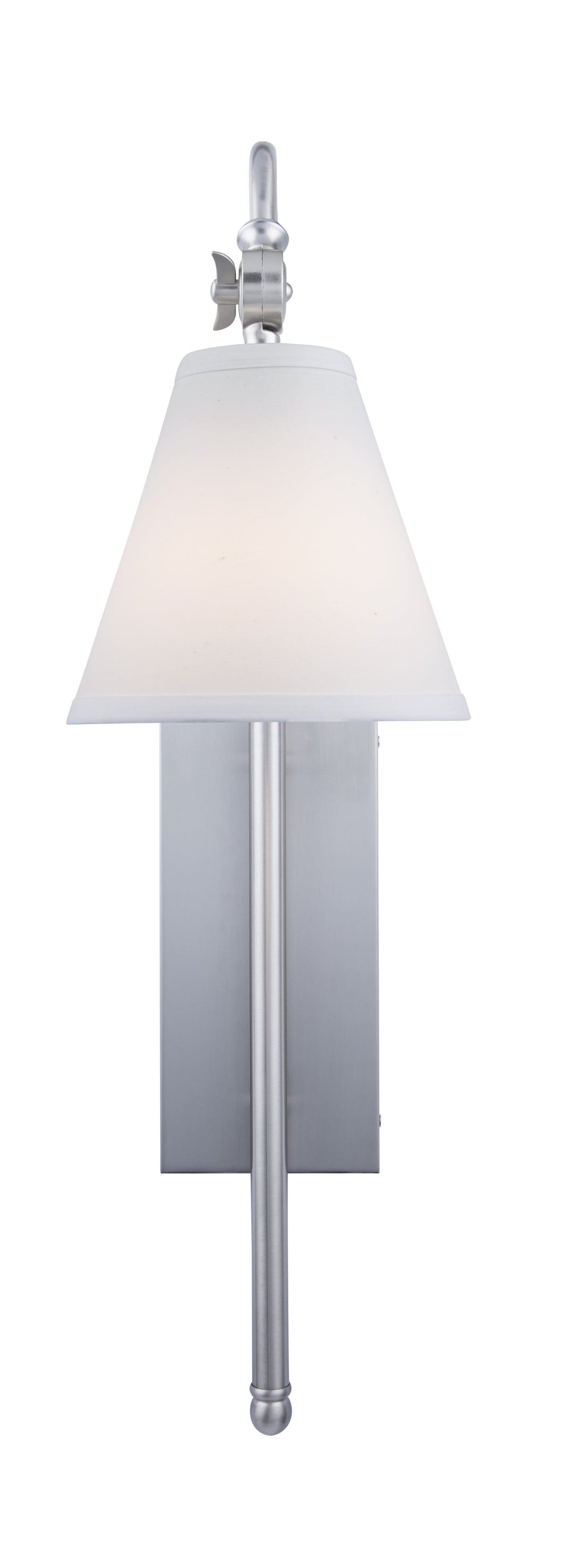 Danica 1-Light Silver Dimmable Wall Sconce