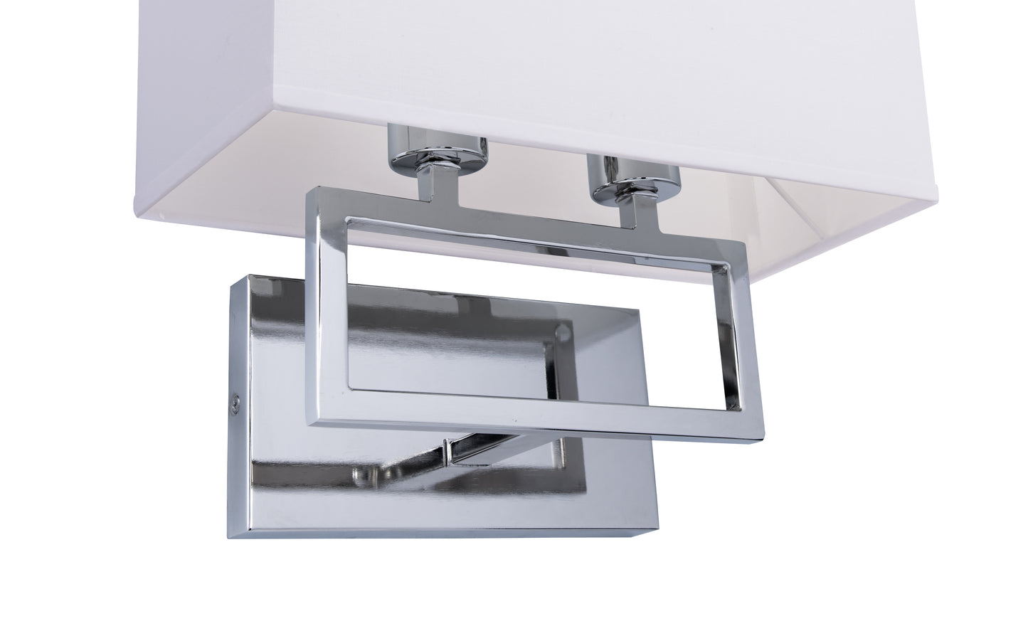 Pressley 2-Light Chrome Dimmable Wall Sconce
