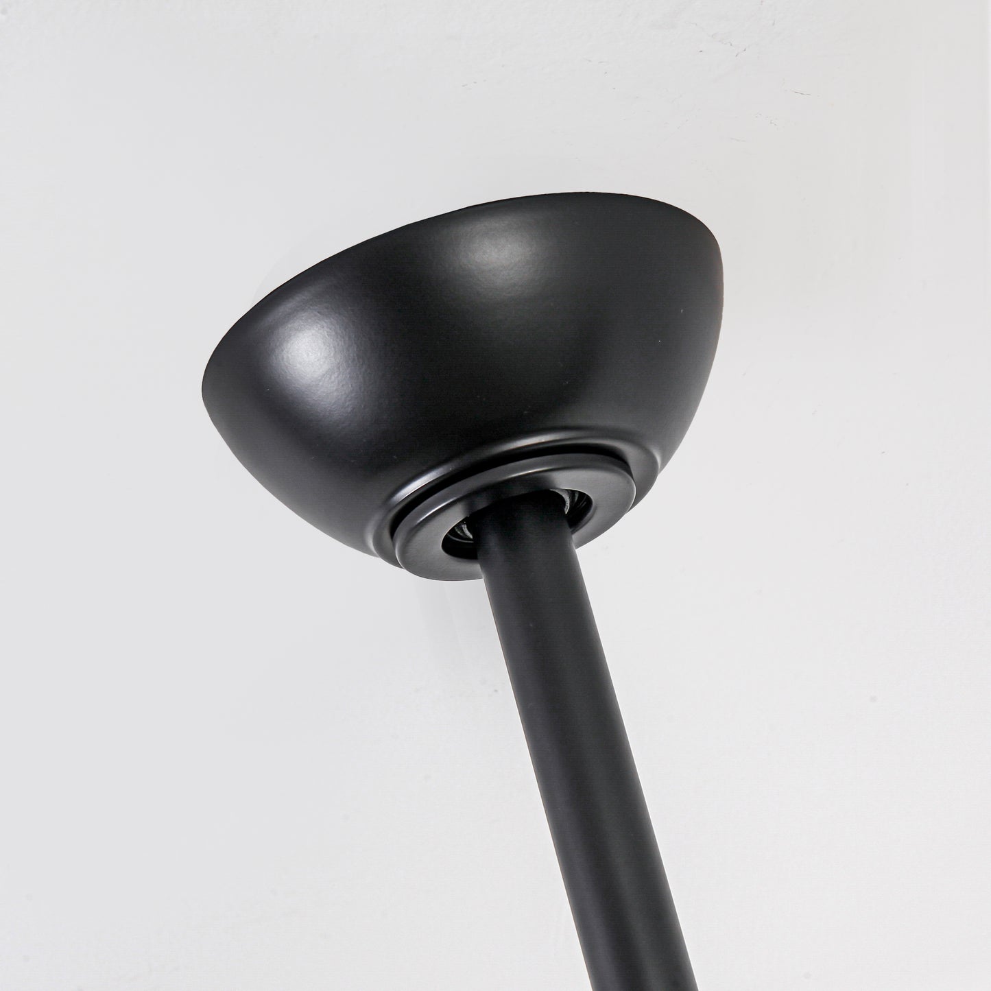 60" Farmhouse Ceiling Fan with Light & Remote – Matte Black, 5-Blade, DC Motor