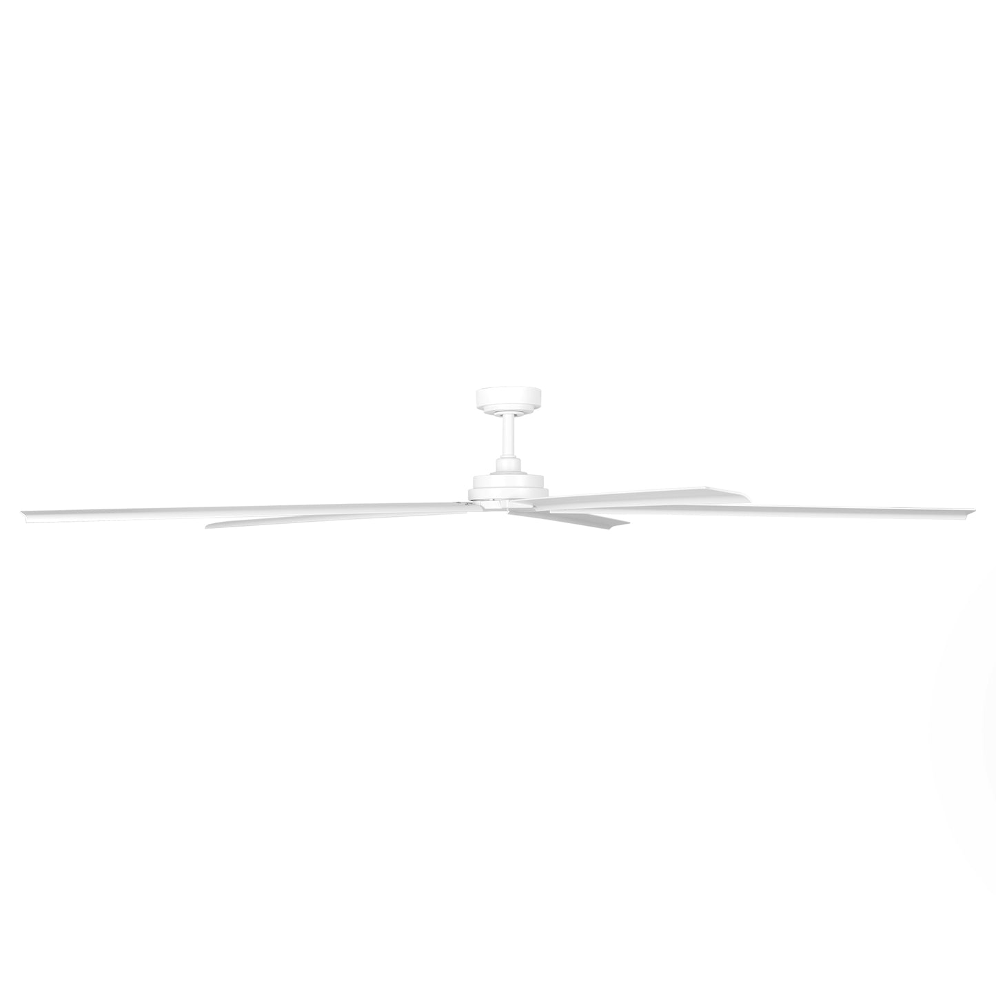 Ceiling Fan 84" Industrial 5-Blade White IPX4 Outdoor Use