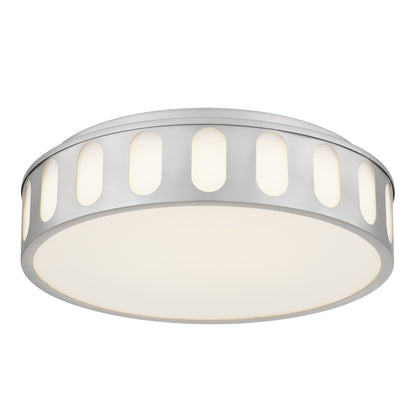 Bantom 15" Brushed Nickel LED Flush Mount Ceiling Light