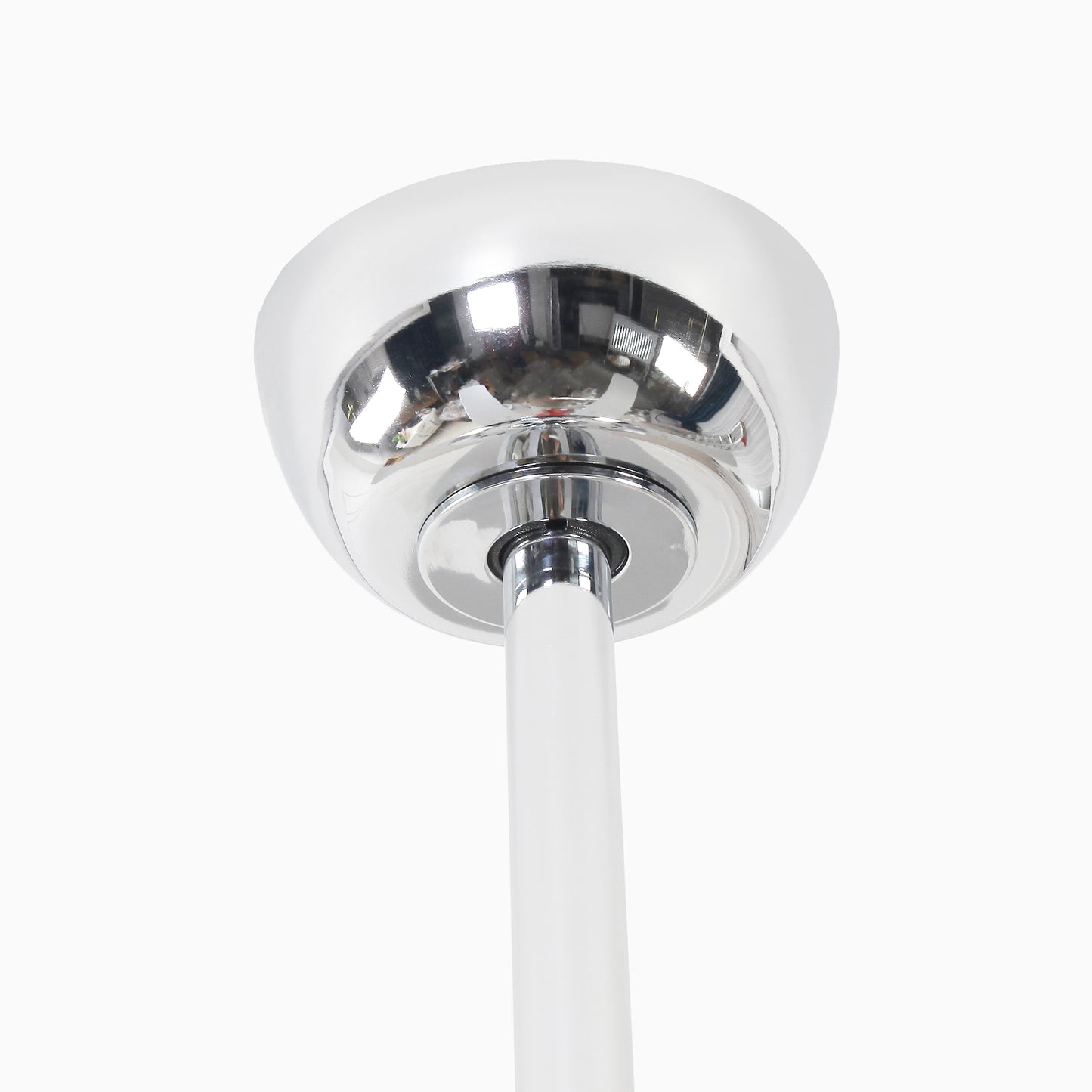52" Crystal Ceiling Fan with Light & Remote – Chrome 5-Blade, DC Motor, Large Room