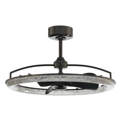 32" Perimost Modern Black LED Ceiling Fan