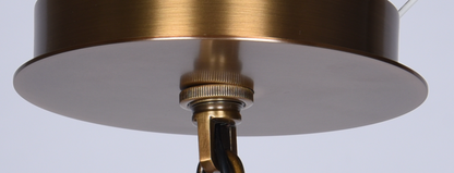 Modern Brass LED Pendant Light – Handcrafted Minimalist Hanging Light, Dimmable