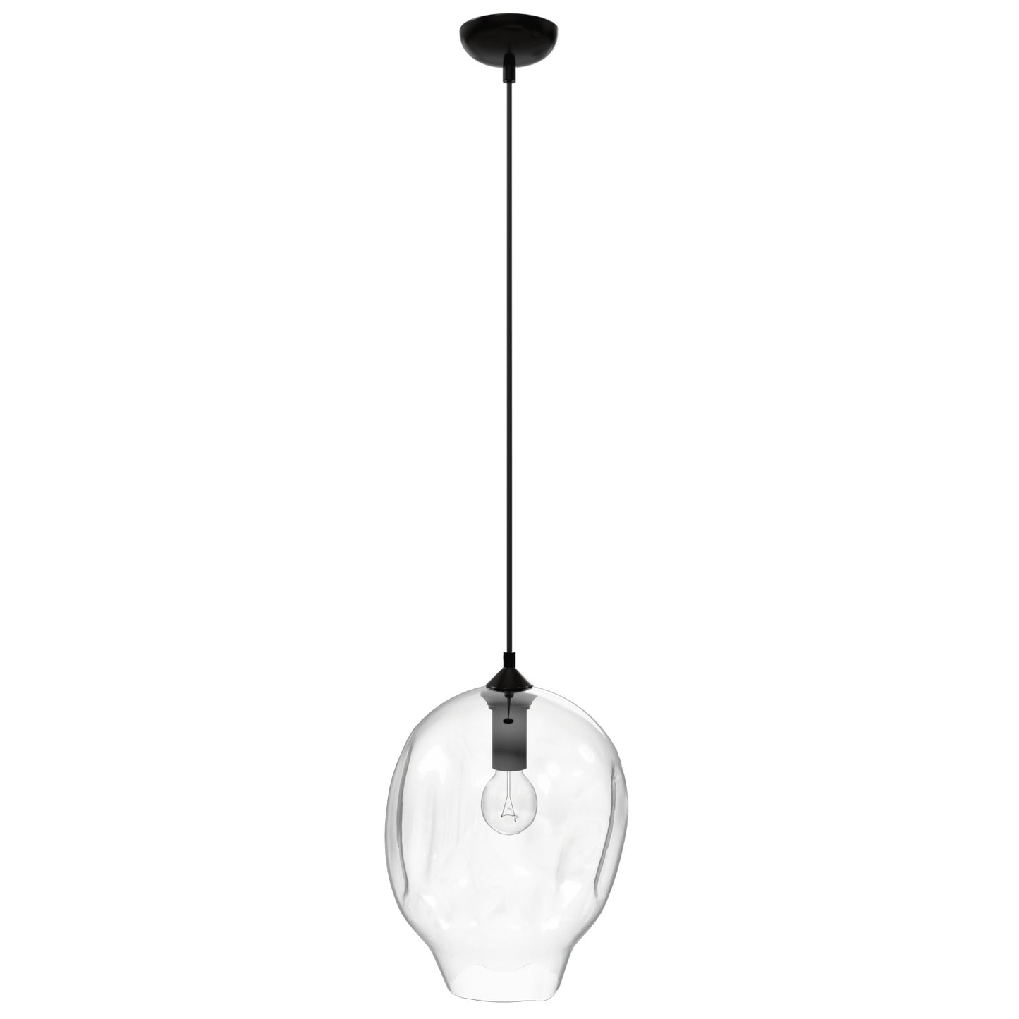 Sonoma Ave 1-Light 9.8" Clear Globe Pendant Light