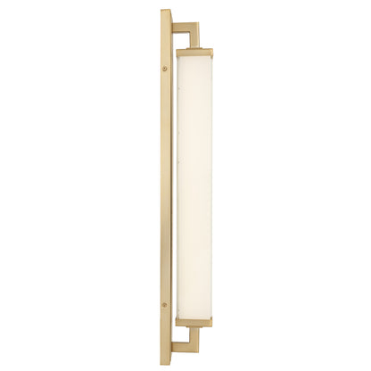 Zenith 28" Antique Brass LED Bathroom Vanity Light