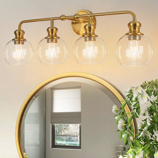 Irvine Gold Modern 4-Light Vanity Light