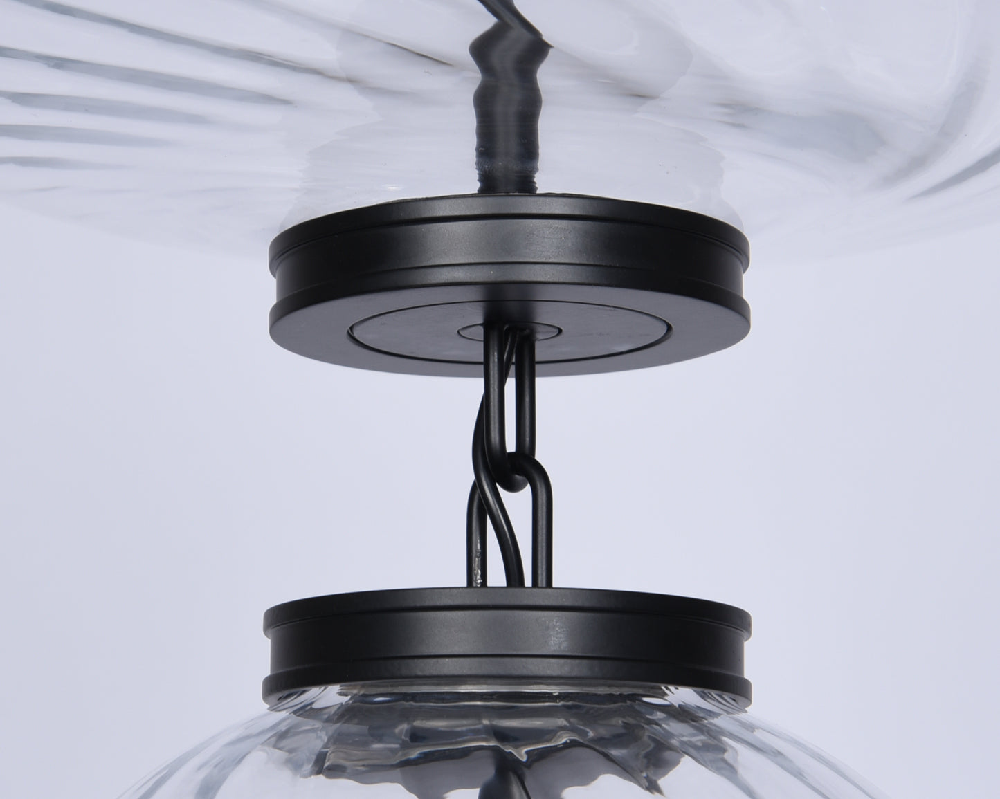 Modern Black 2-Tier LED Pendant Light – Contemporary Linear Chandelier, Dimmable